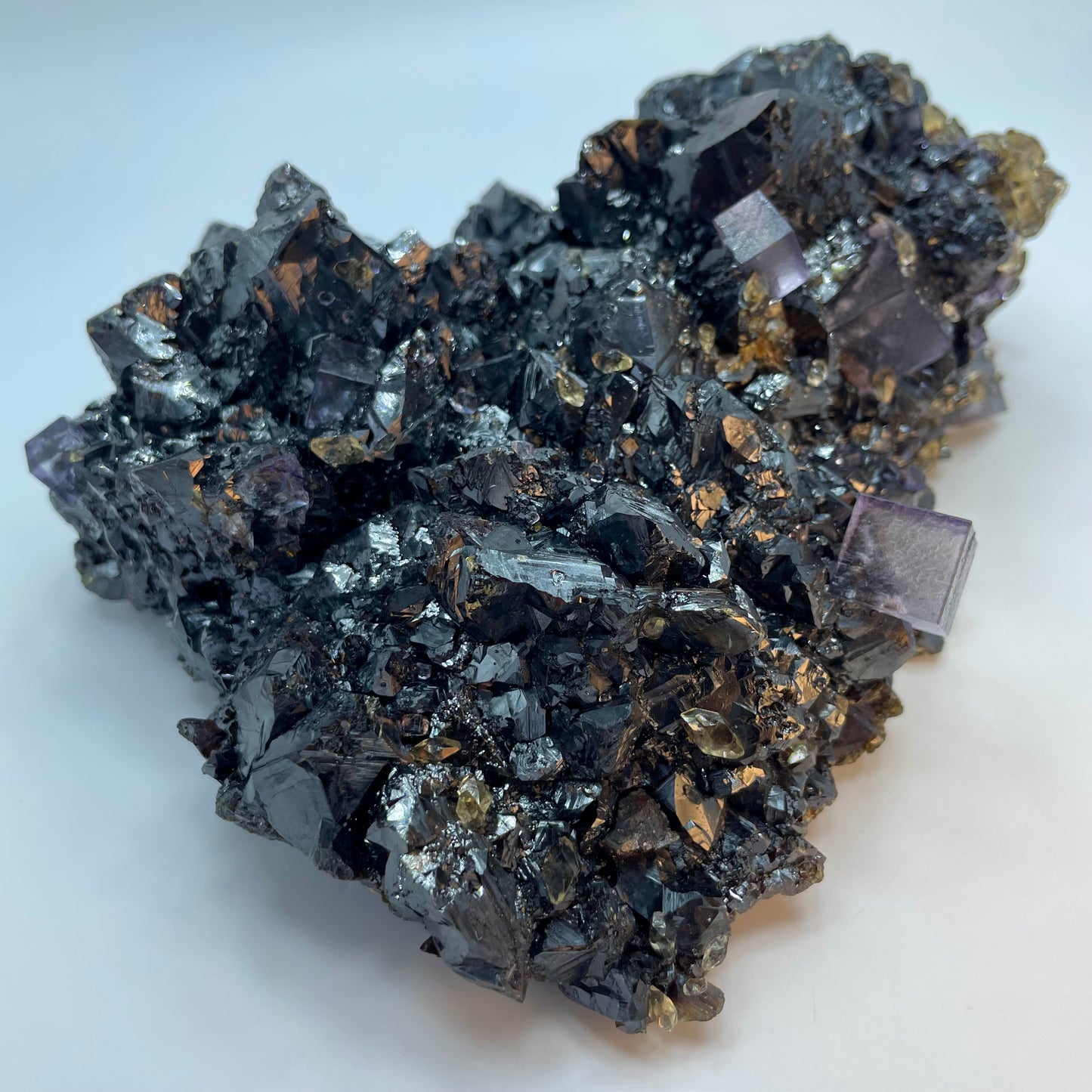 Sphalerite and Fluorite-Purple