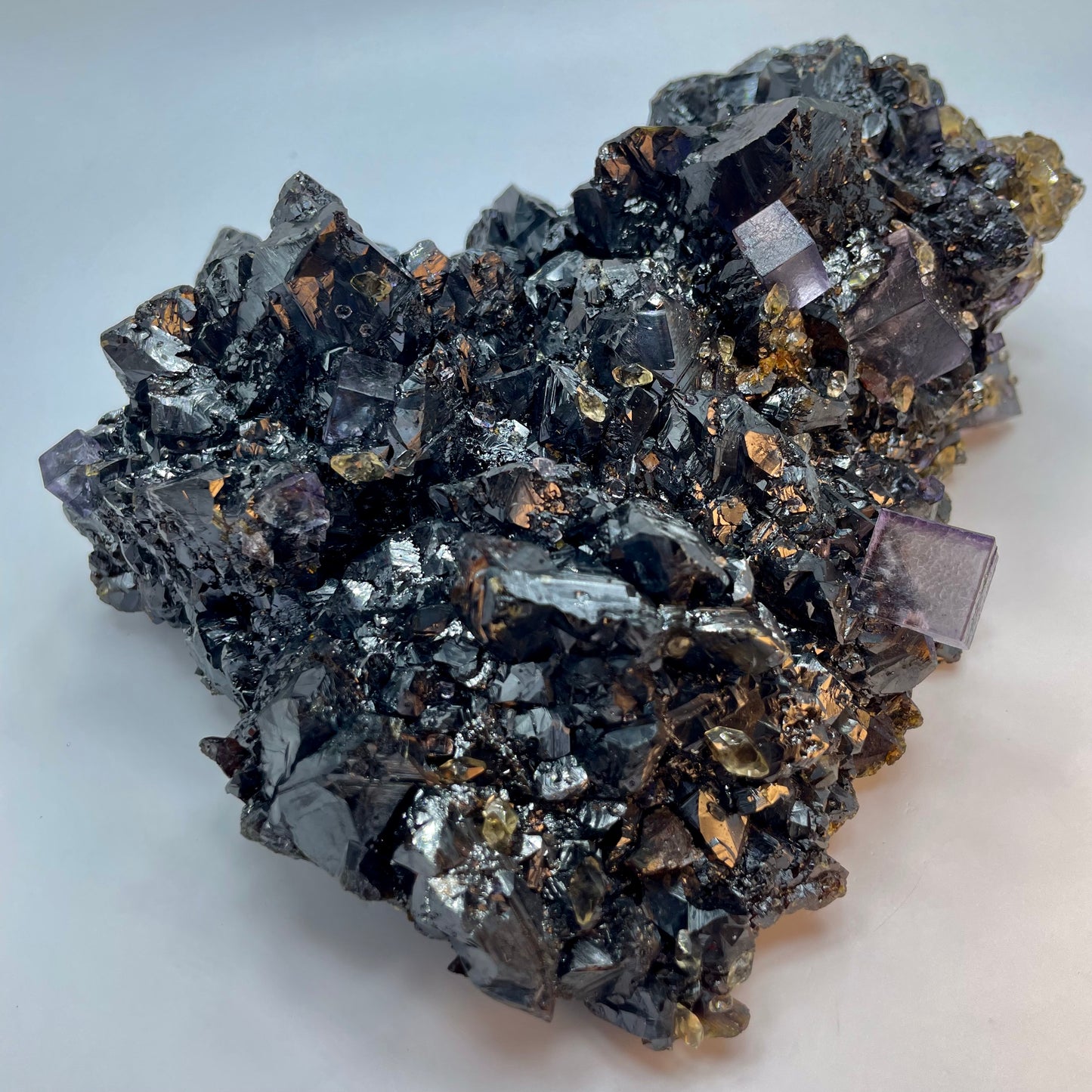 Sphalerite and Fluorite-Purple