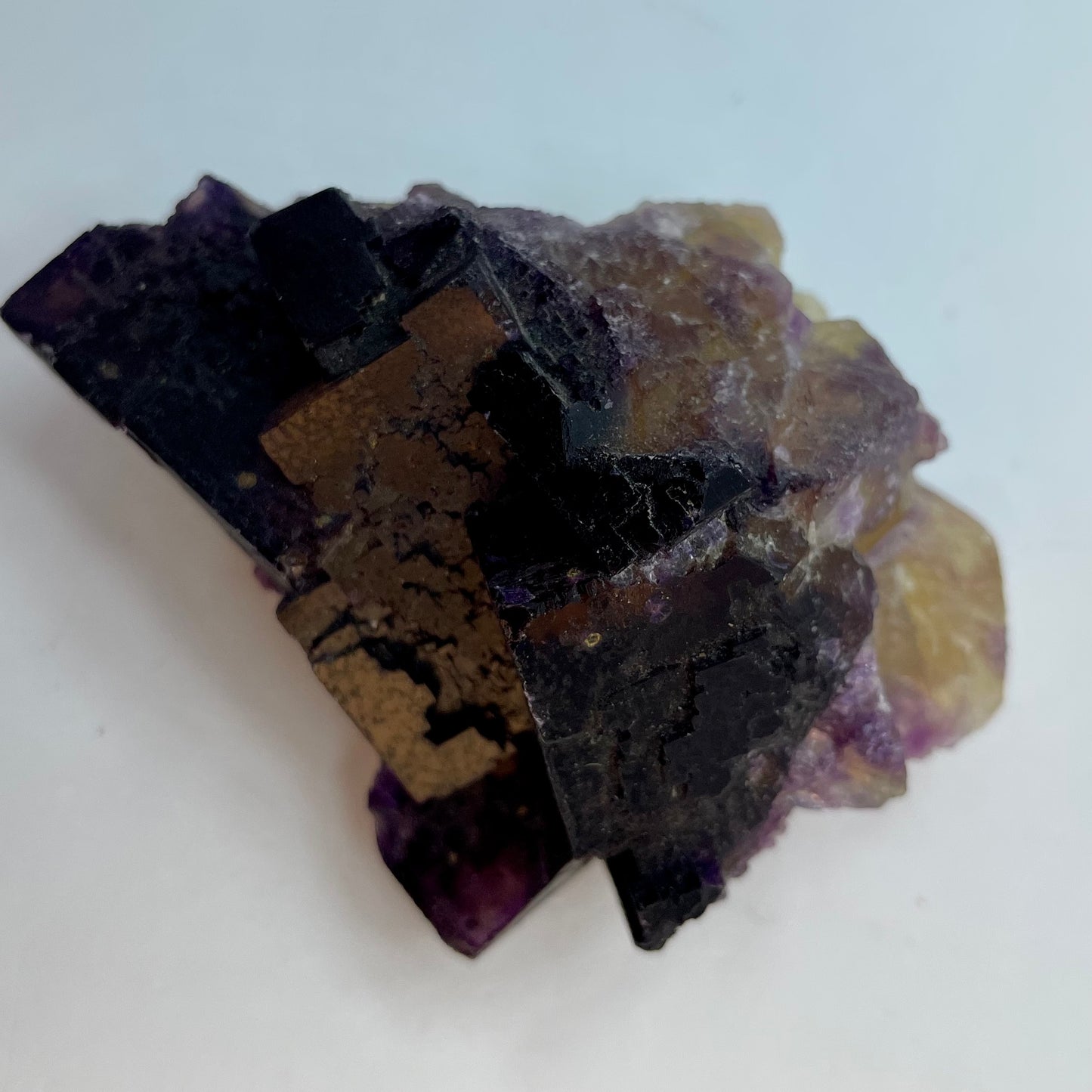 Yellow Purple Fluorite