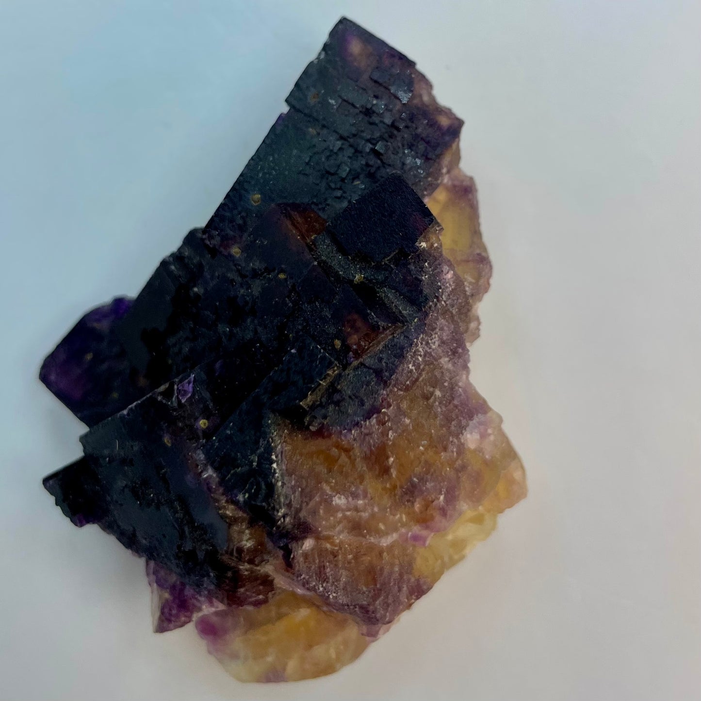 Yellow Purple Fluorite