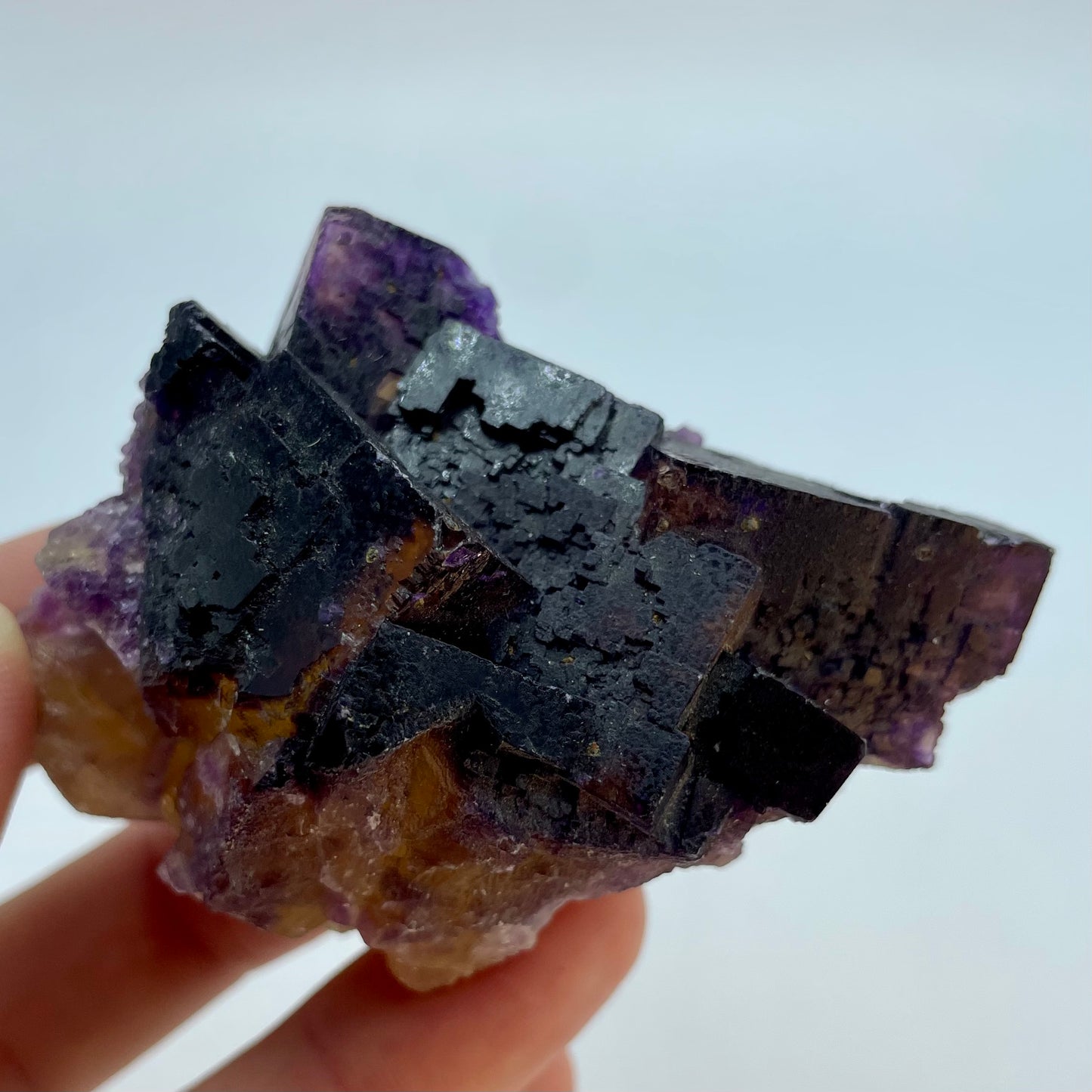 Yellow Purple Fluorite
