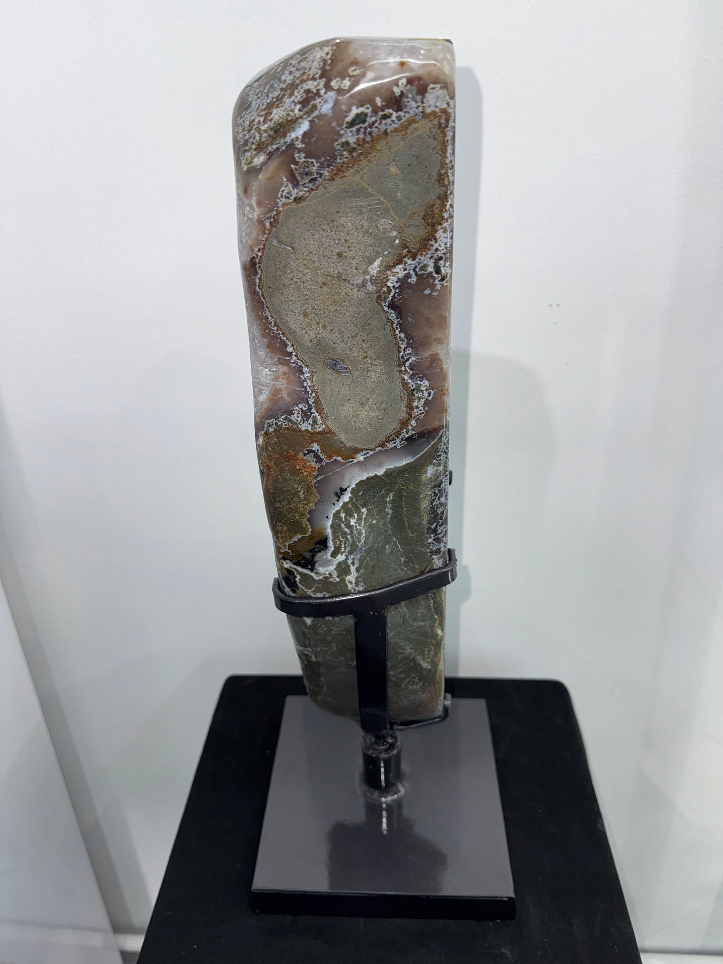 Amethyst Sculpture on Rotating Stand