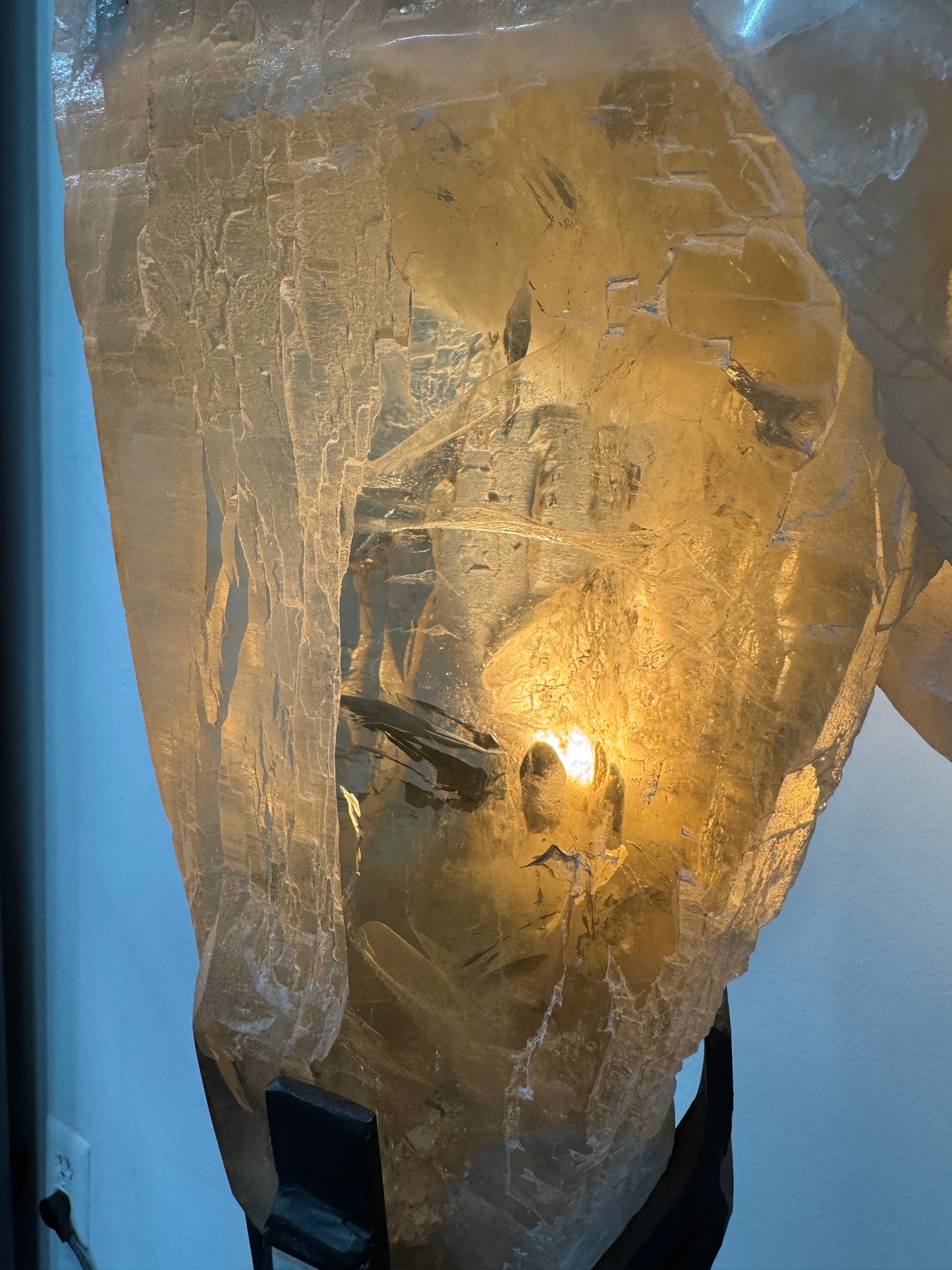 Natural Citrine on Custom Stand