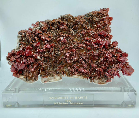 Vanadinite Barite Morocco