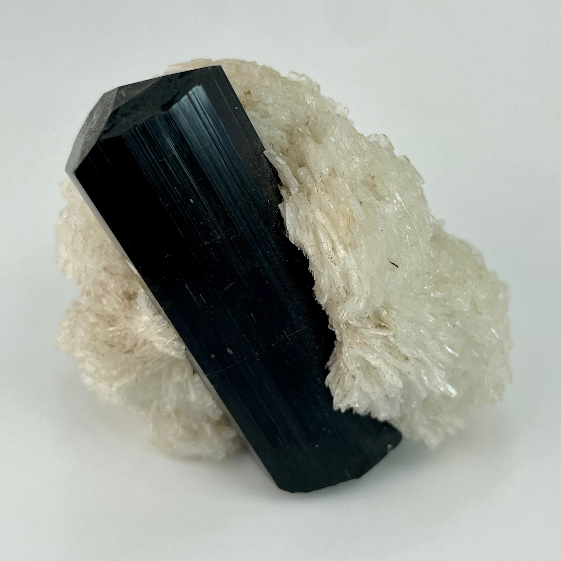 Black Tourmaline w/ feldspar