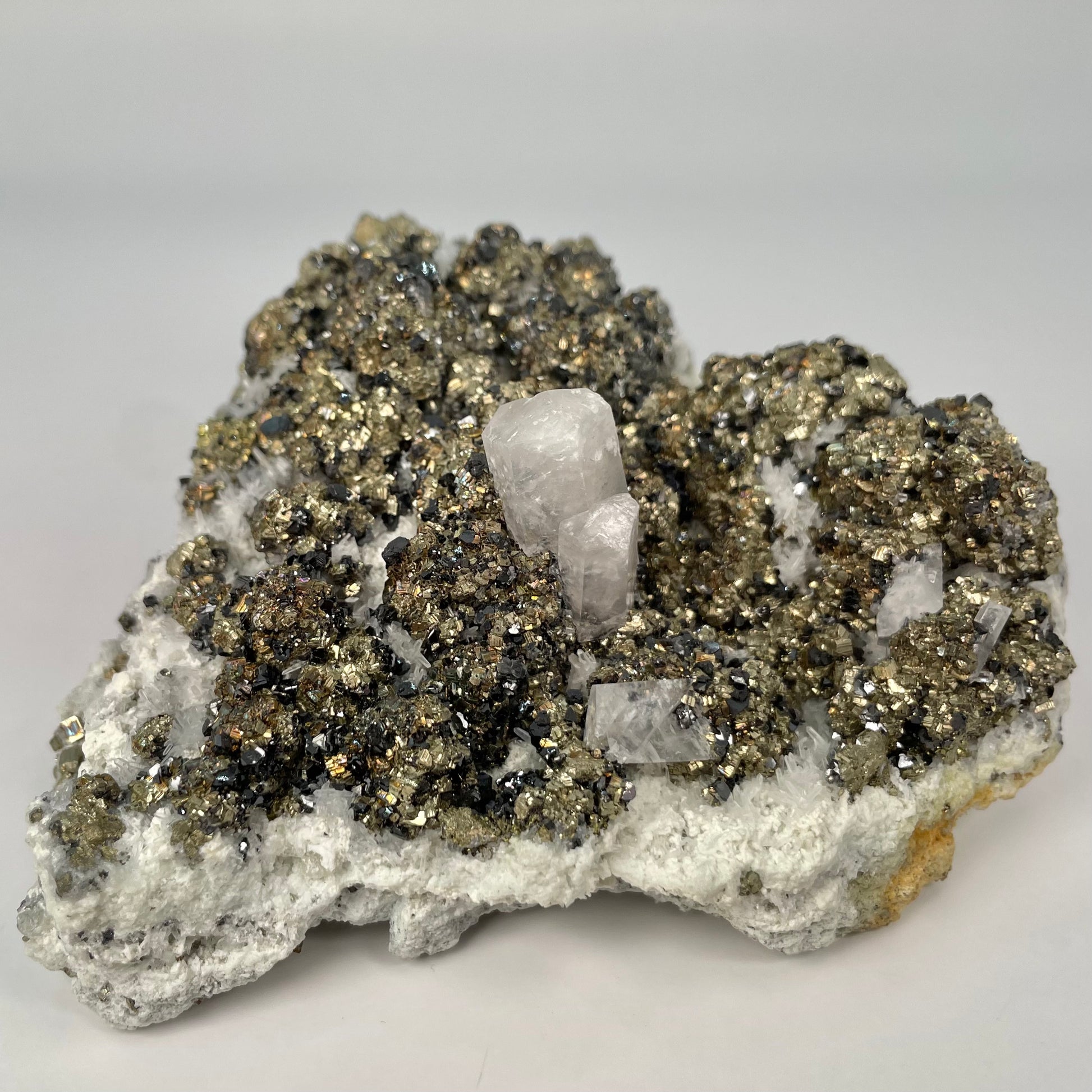 Calcite Sphalerite Pyrite Quartz