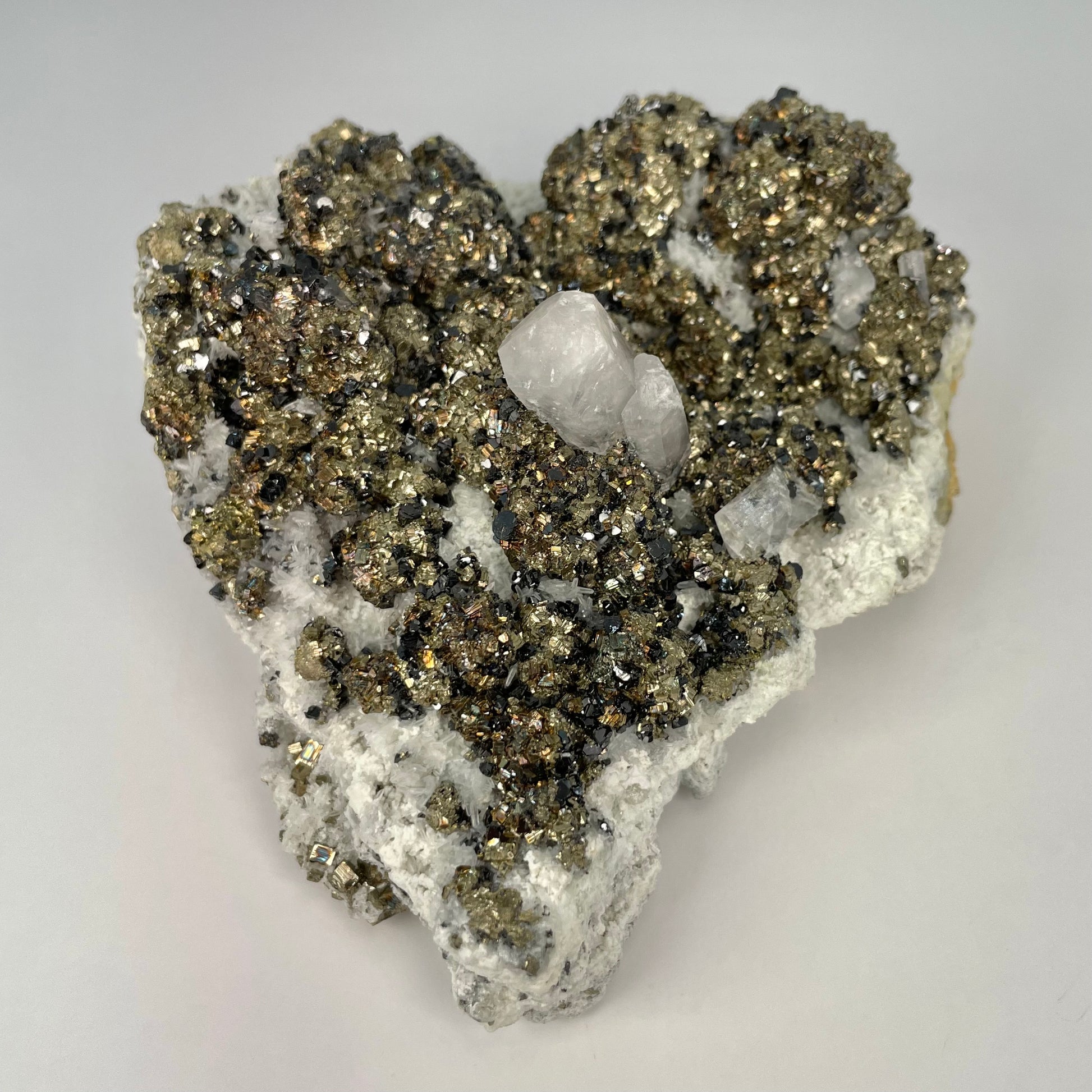 Calcite Sphalerite Pyrite Quartz