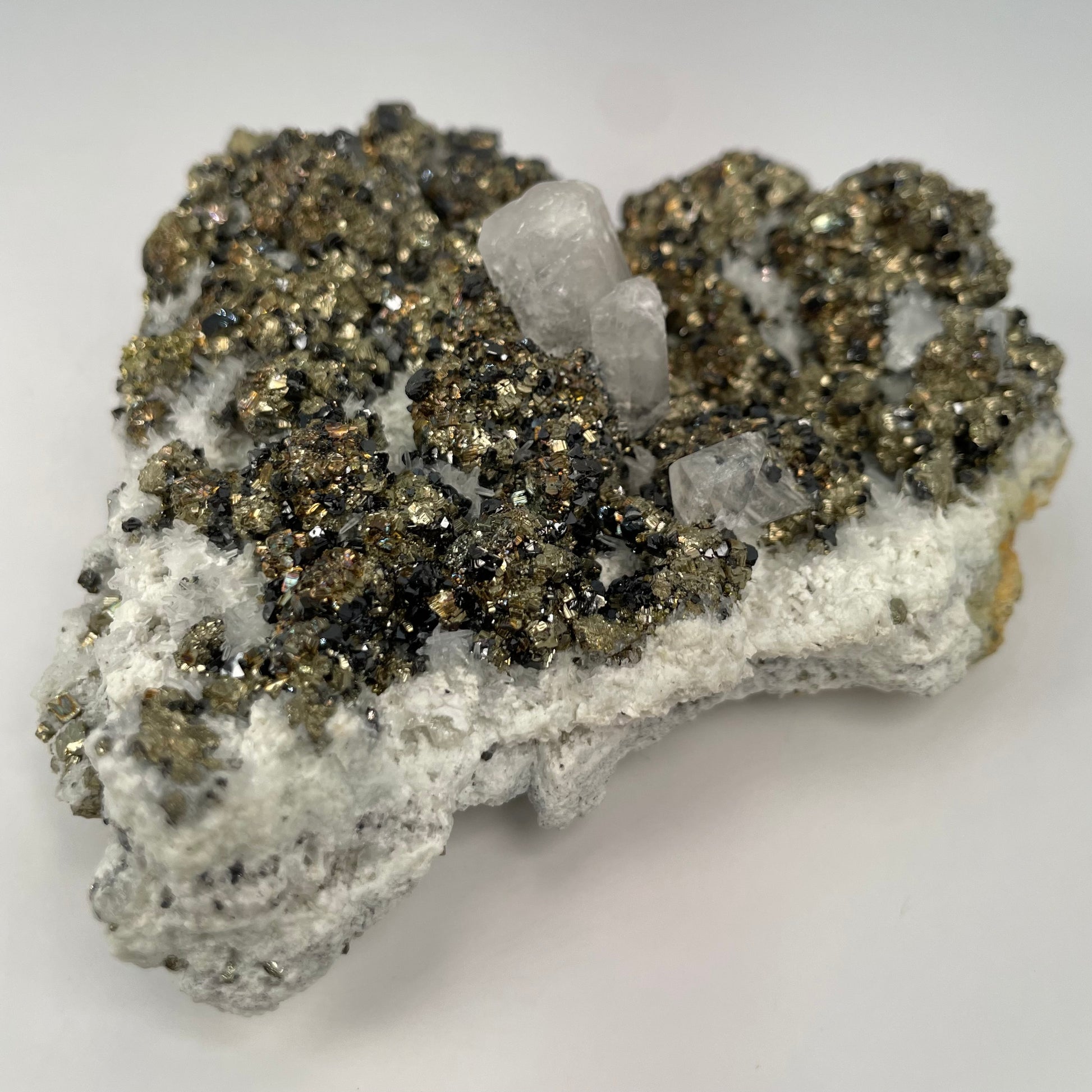 Calcite Sphalerite Pyrite Quartz