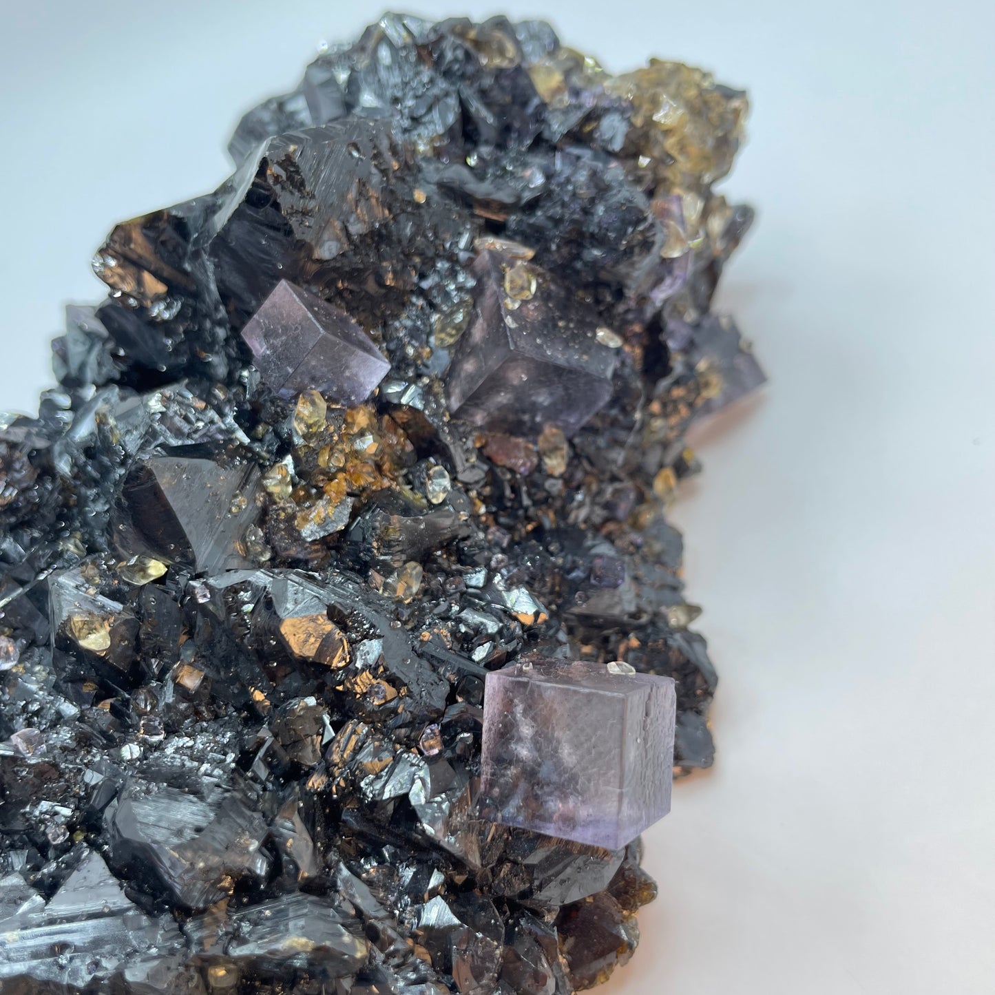 Sphalerite and Fluorite-Purple