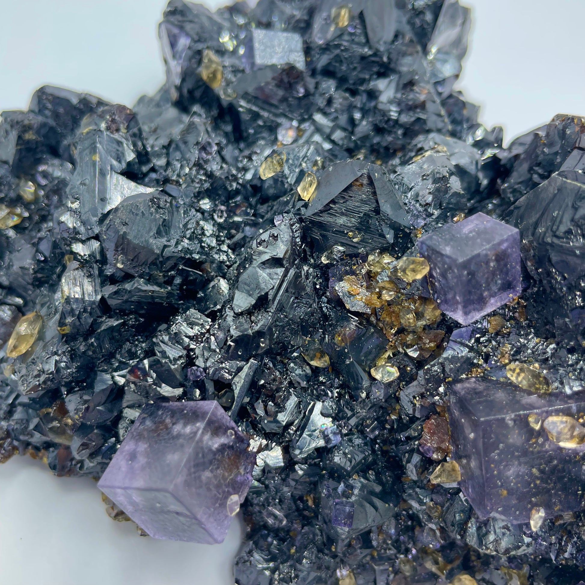 Sphalerite and Fluorite-Purple