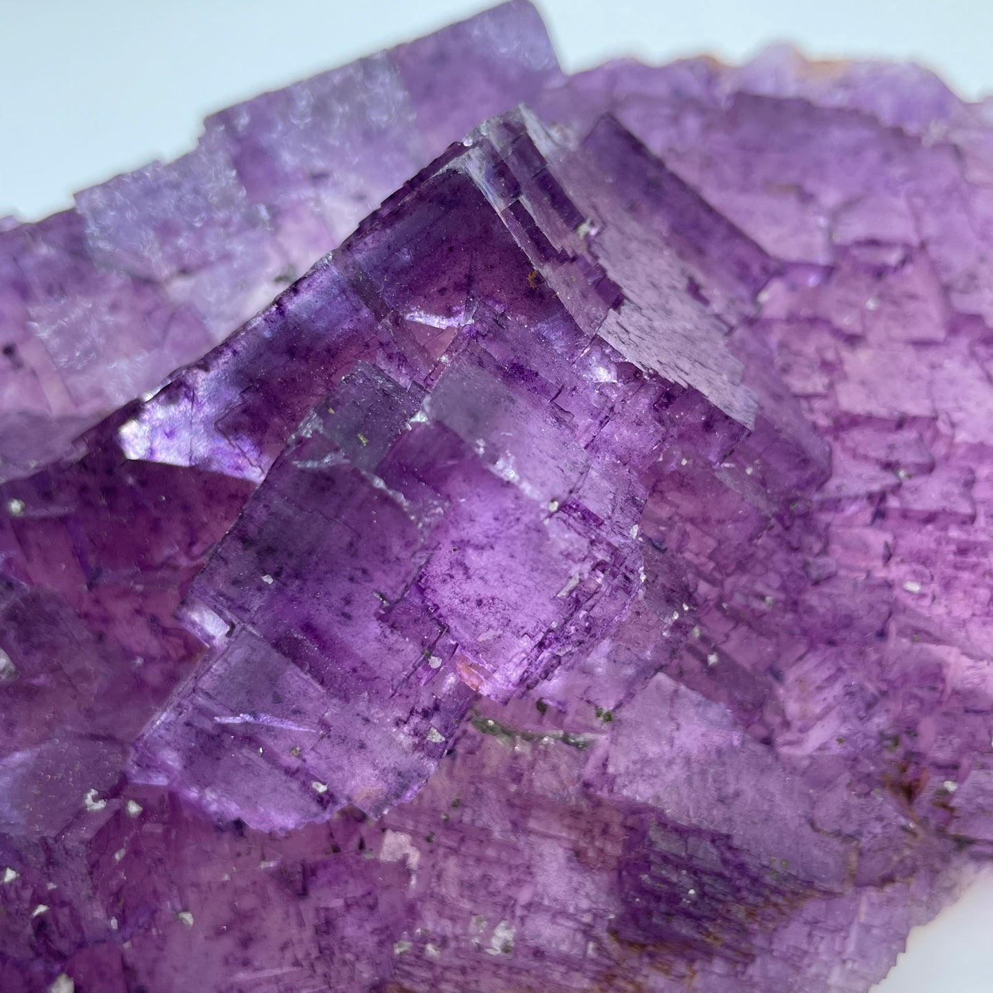 Purple Geometric Fluorite Elmwood Mine TN