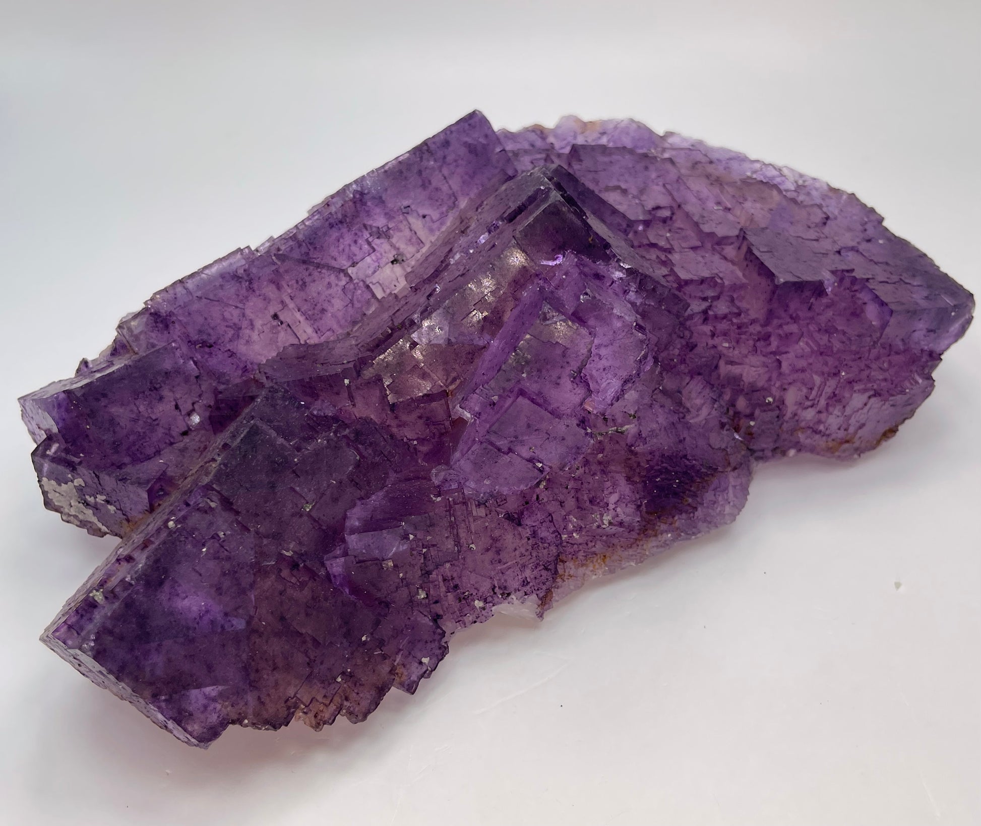 Purple Geometric Fluorite Elmwood Mine TN