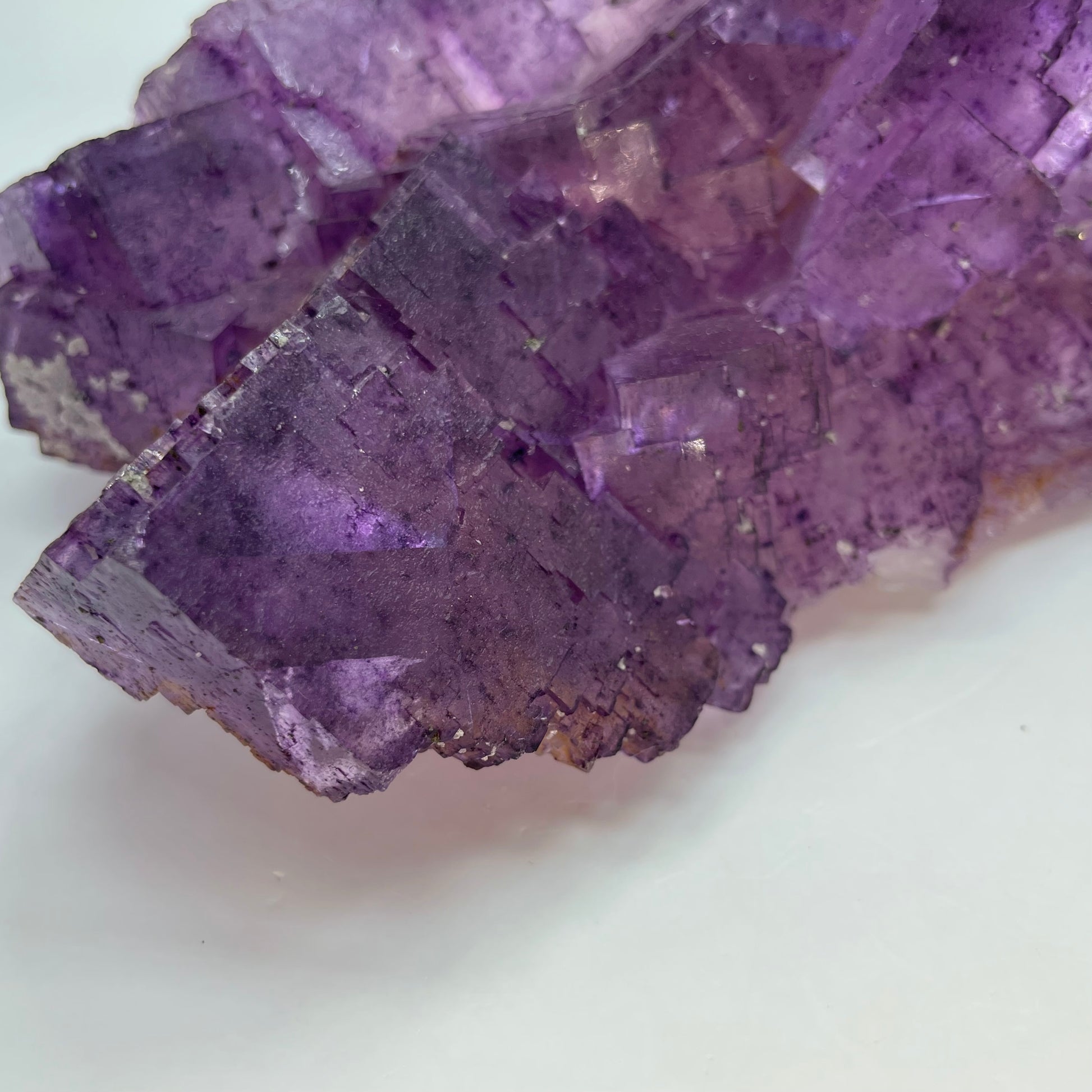 Purple Geometric Fluorite Elmwood Mine TN