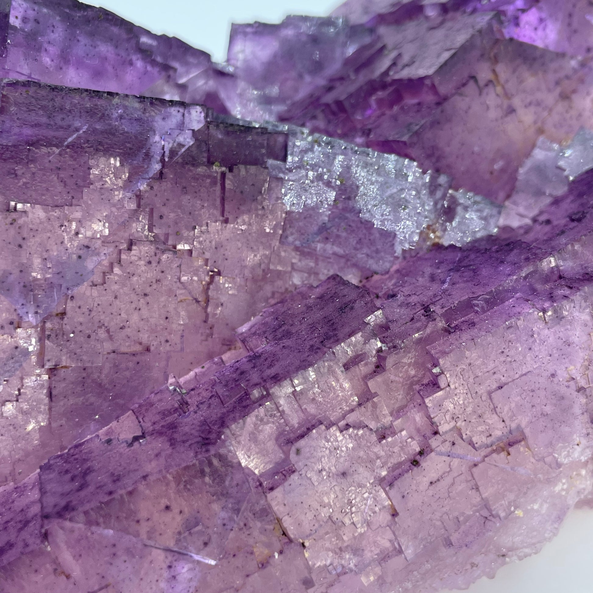 Purple Geometric Fluorite Elmwood Mine TN