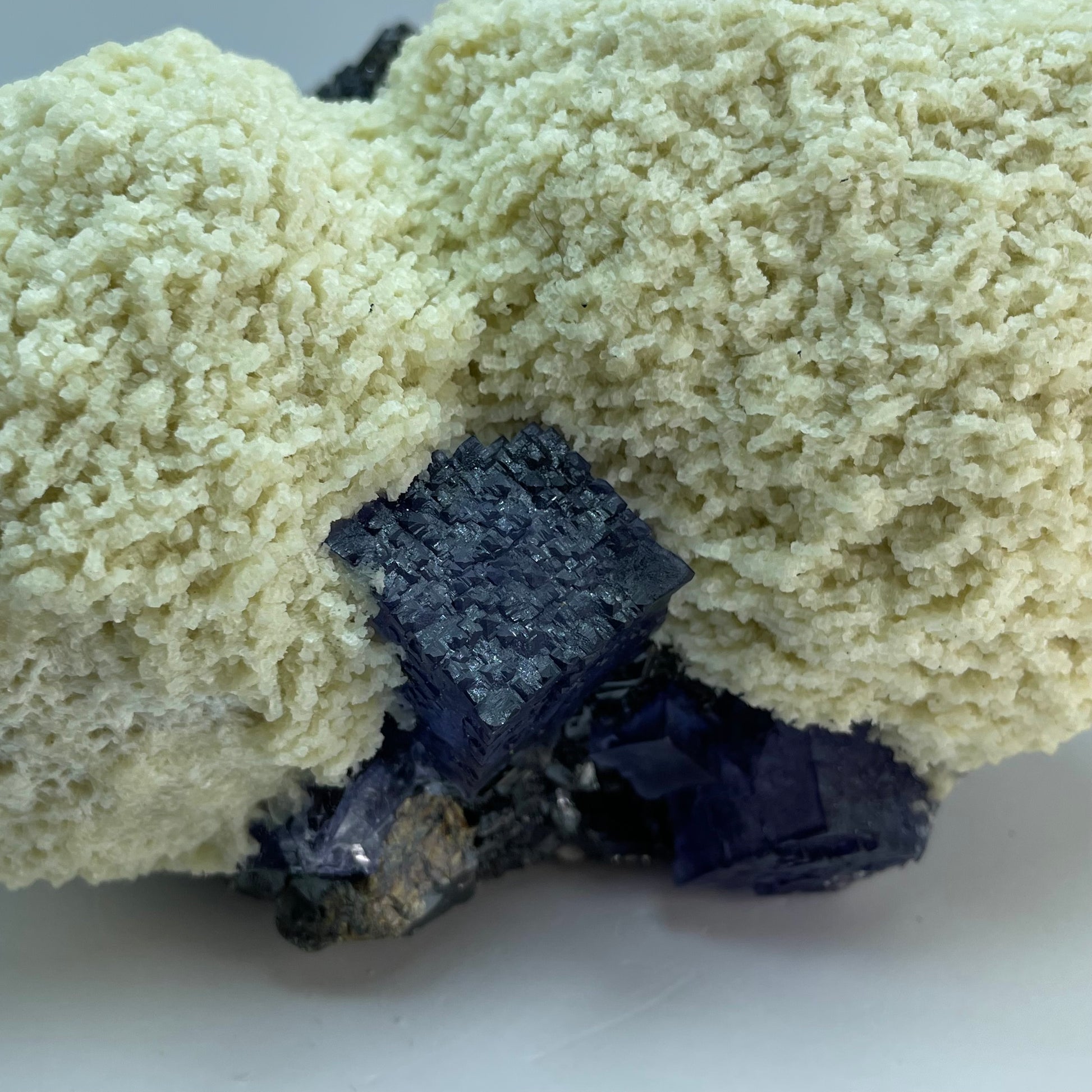 Barite Sphalerite and Purple Fluorite Elmwood Mine Tennessee