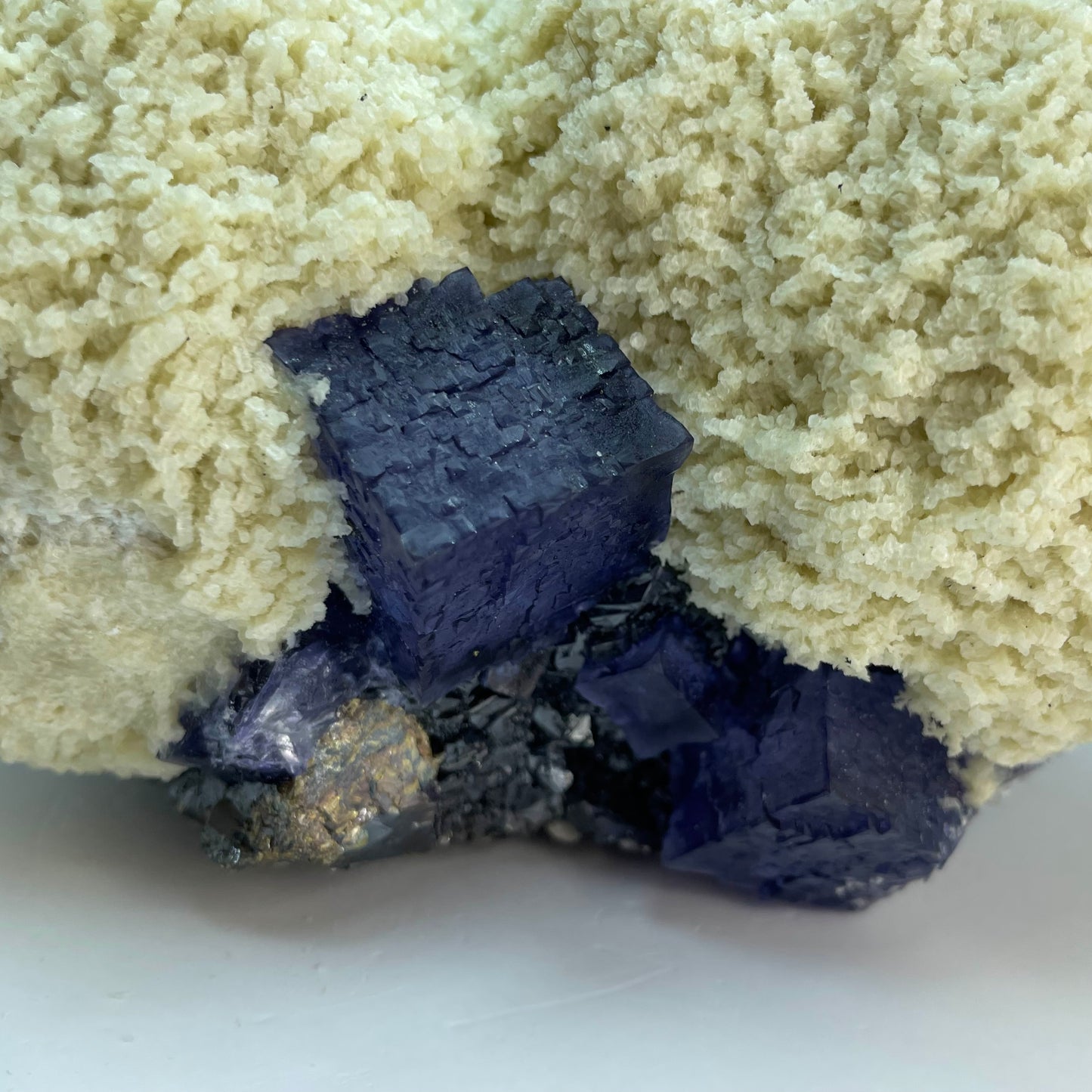 Barite Sphalerite and Purple Fluorite Elmwood Mine Tennessee