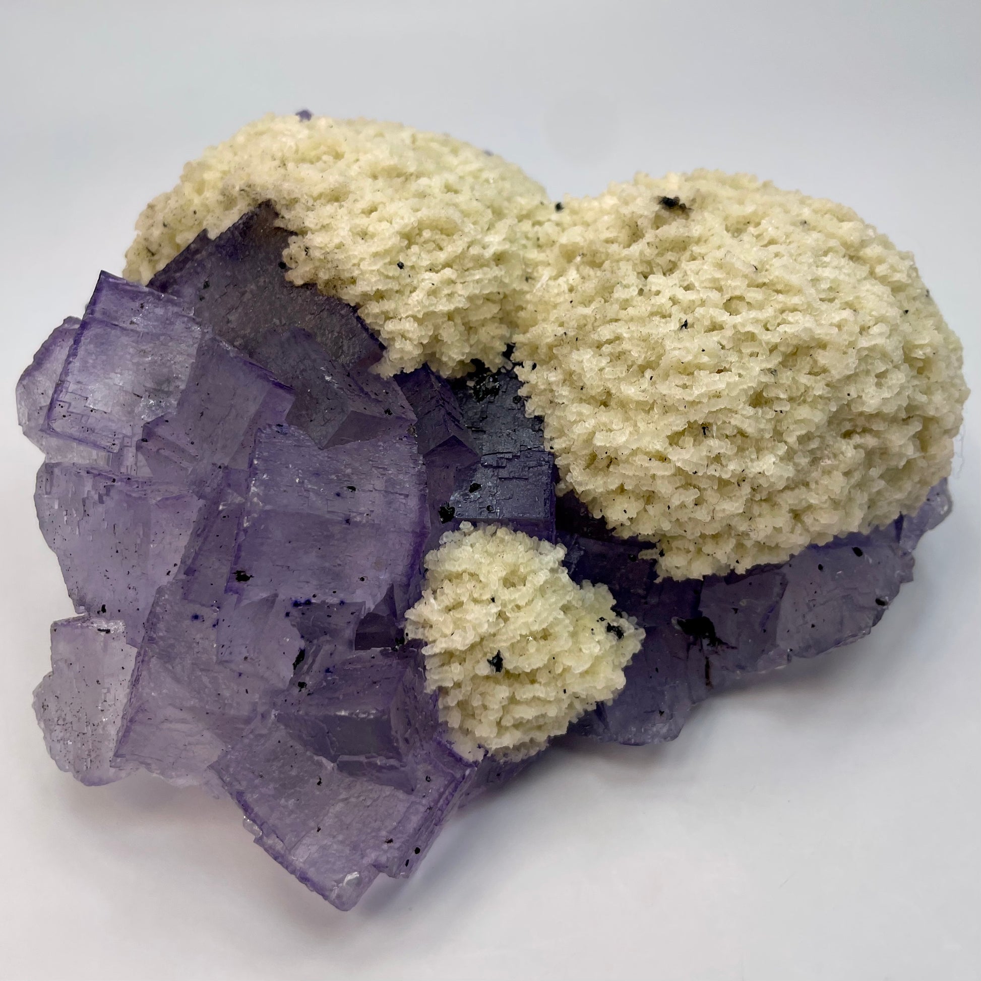 Purple Fluorite and Barite Elmwood Mine
