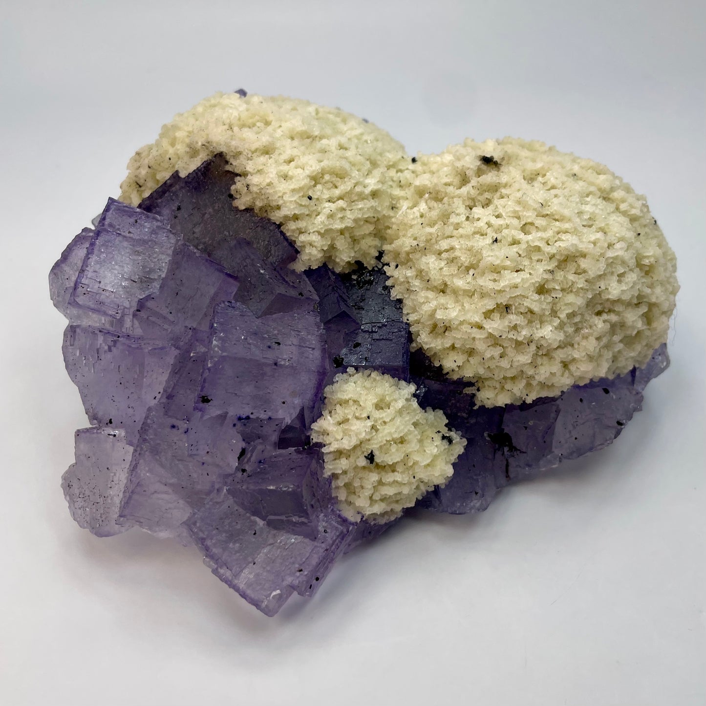 Purple Fluorite and Barite Elmwood Mine