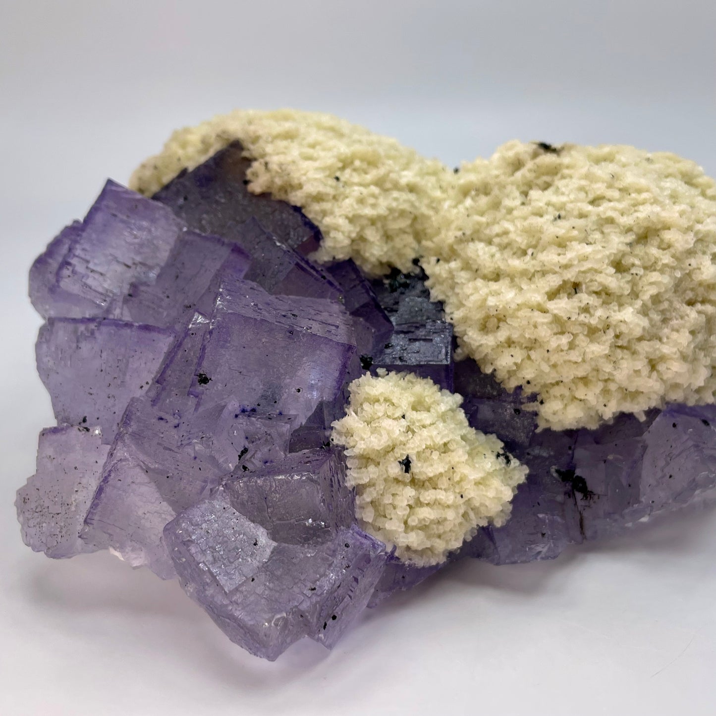 Purple Fluorite and Barite Elmwood Mine