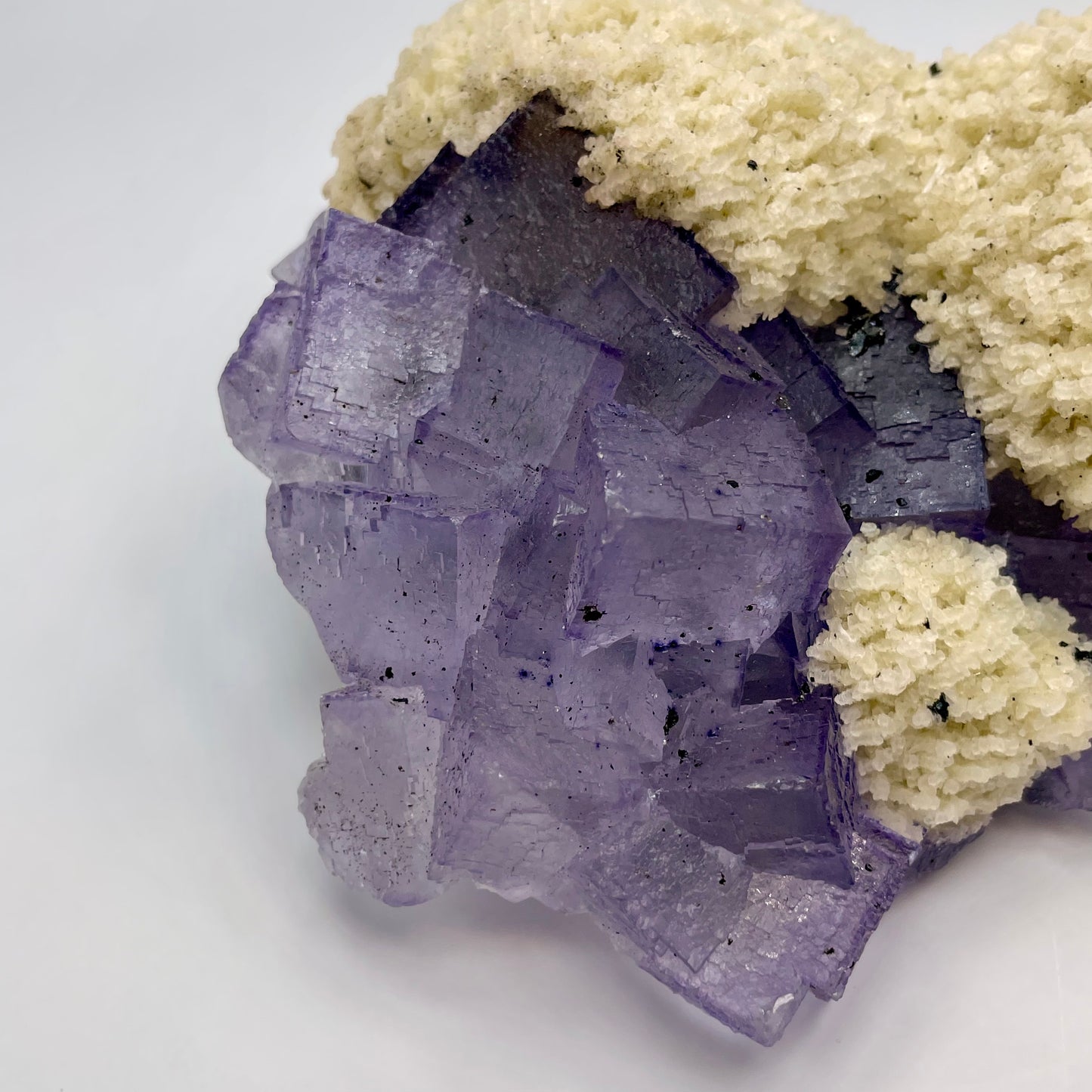 Purple Fluorite and Barite Elmwood Mine