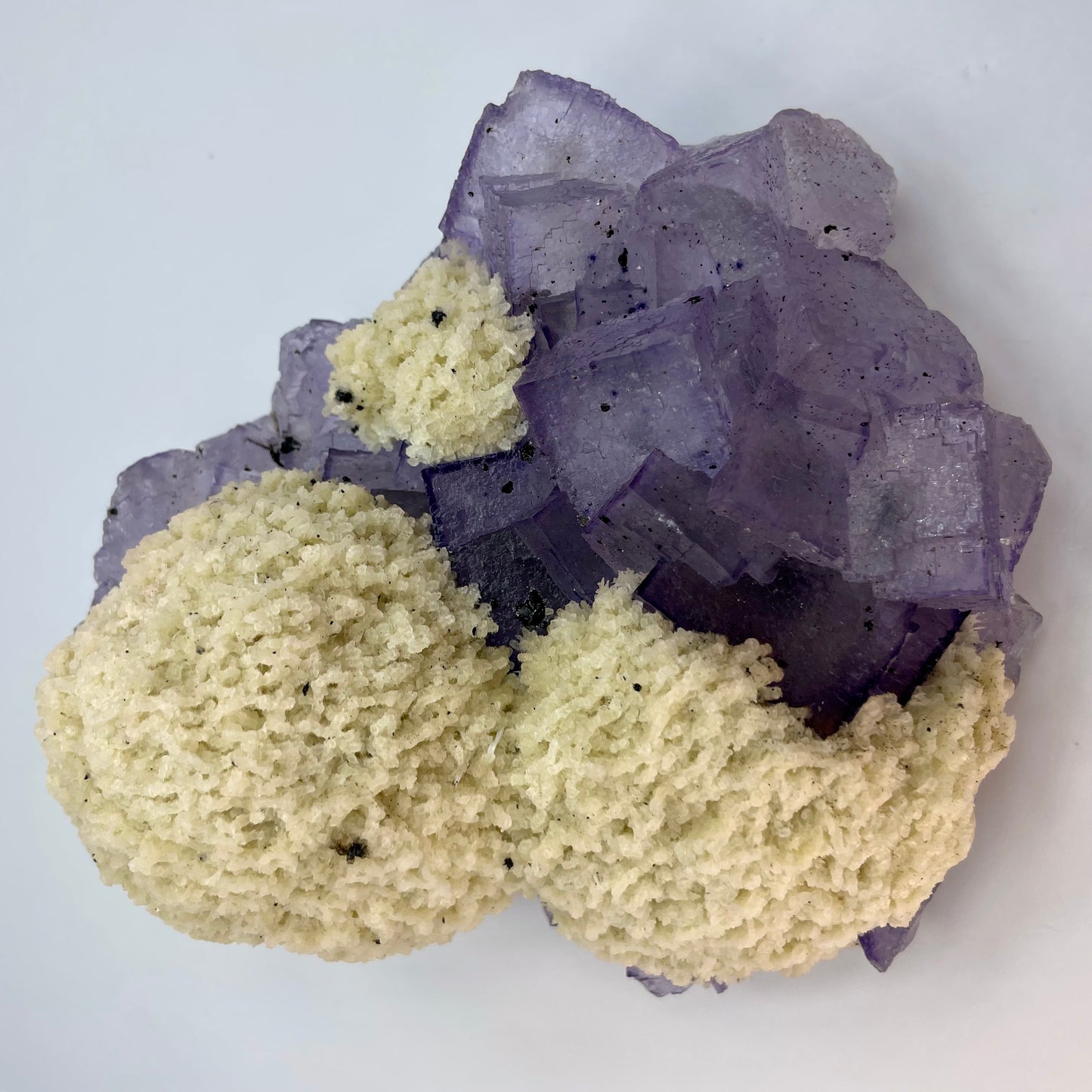 Purple Fluorite and Barite Elmwood Mine