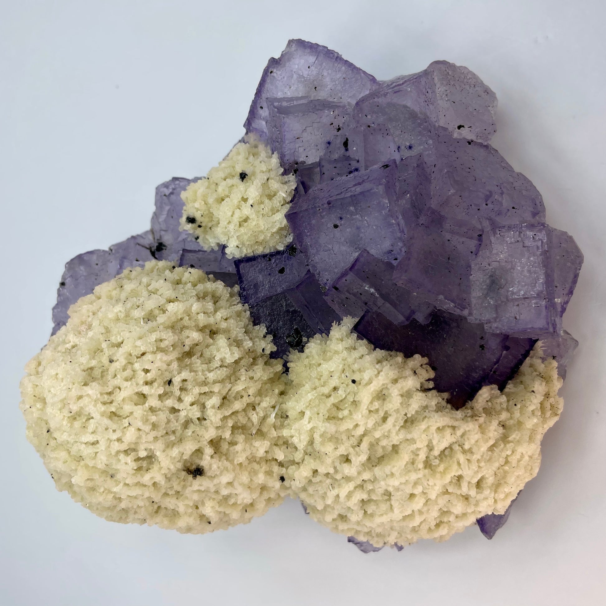 Purple Fluorite and Barite Elmwood Mine