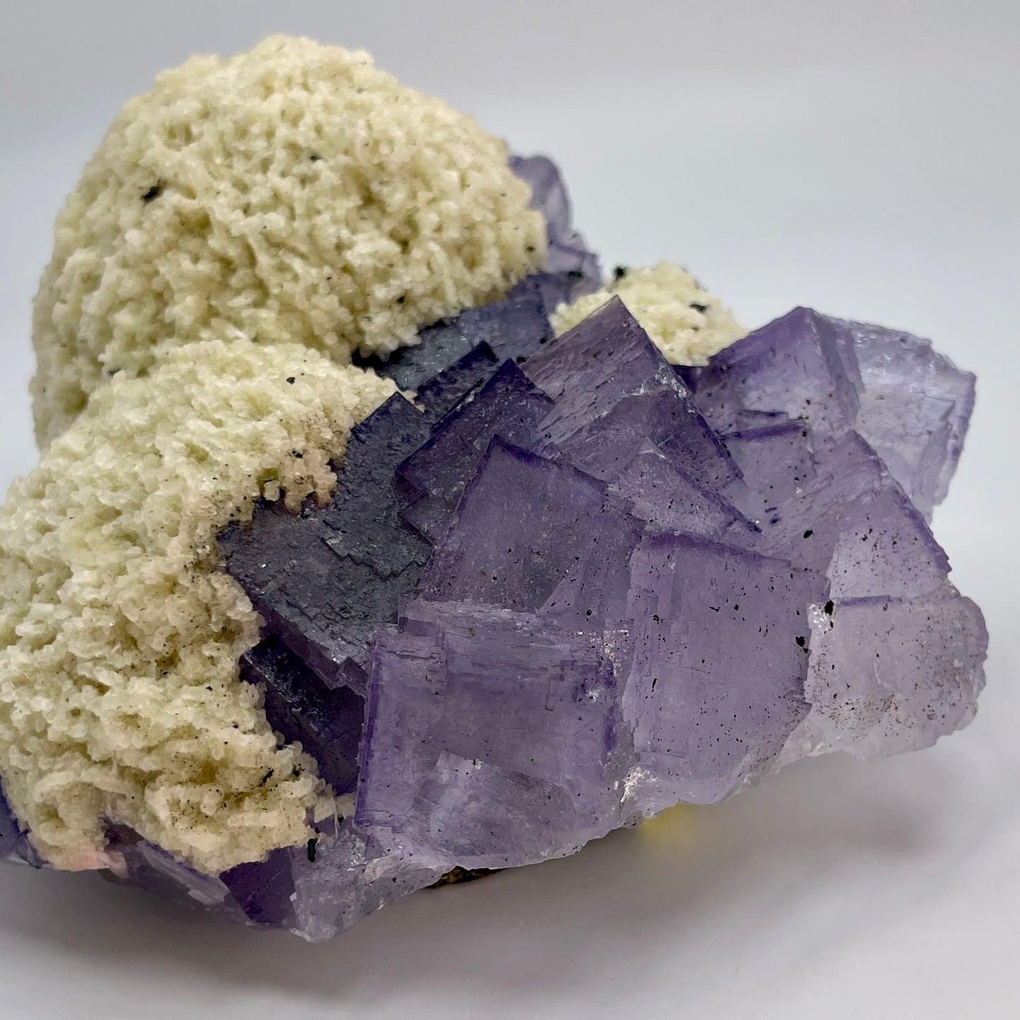 Purple Fluorite and Barite Elmwood Mine