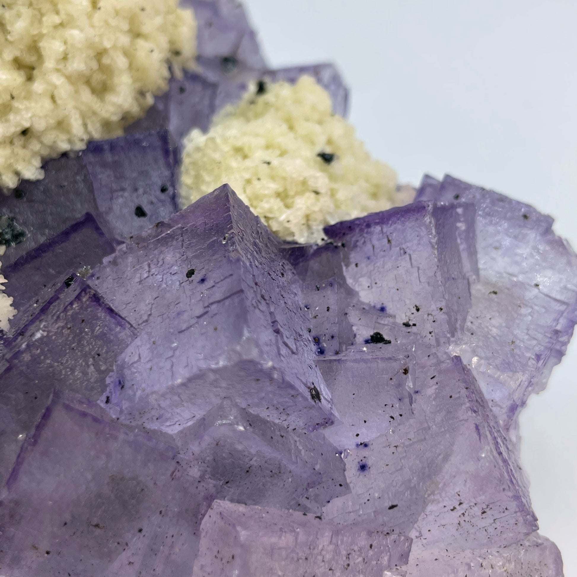 Purple Fluorite and Barite Elmwood Mine