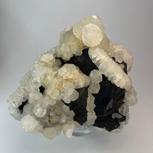 Calcite on Sphalerite