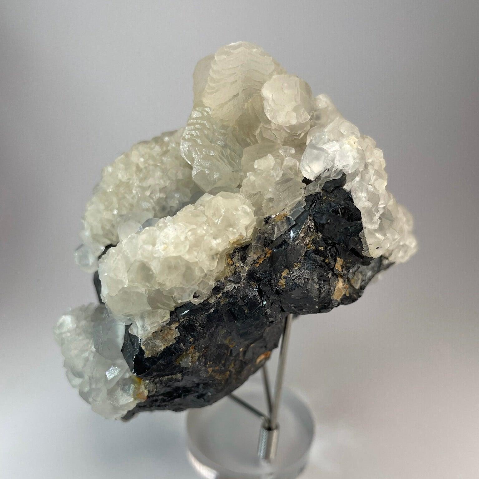 Calcite on Sphalerite