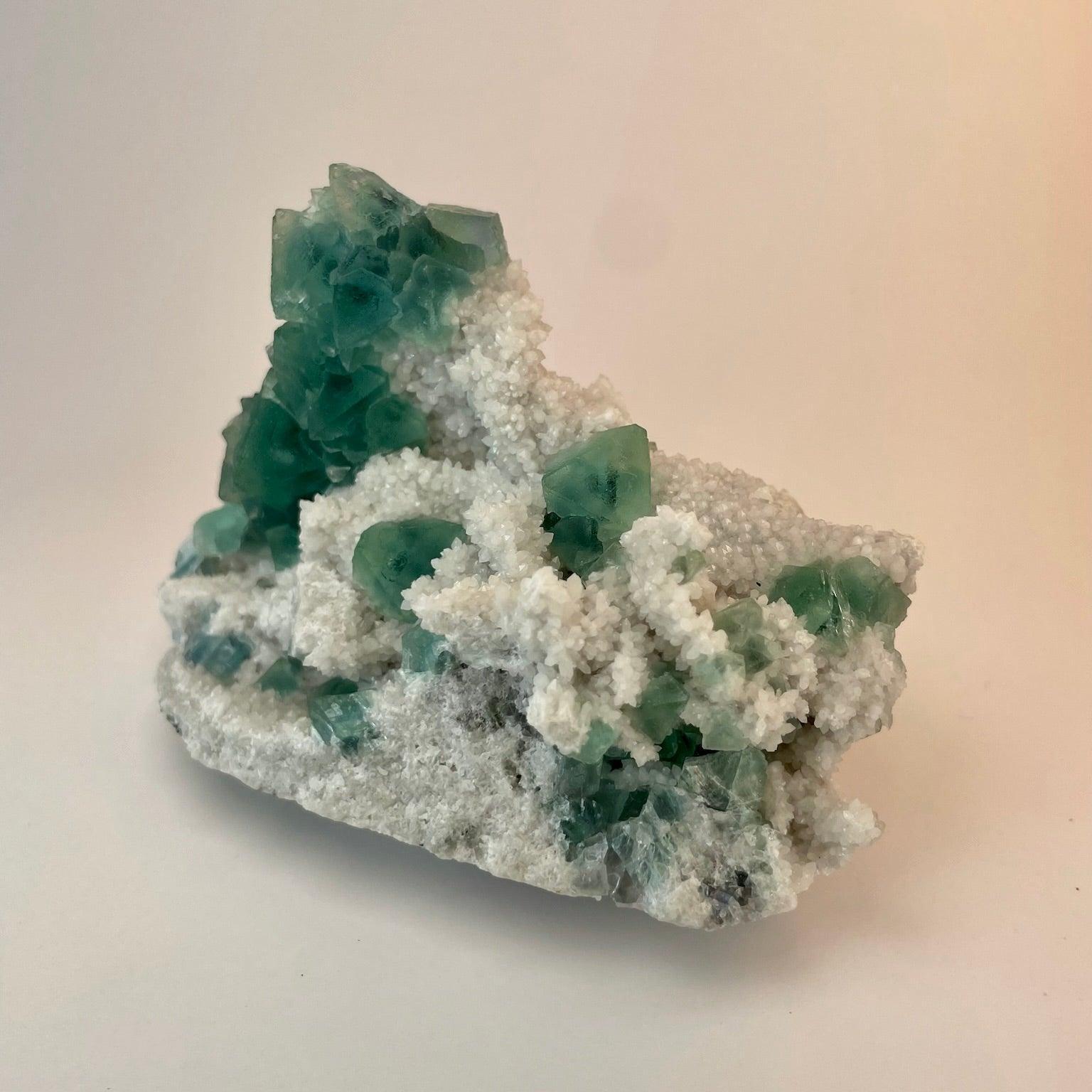 Fluorite  Quartz Inner Mongolia