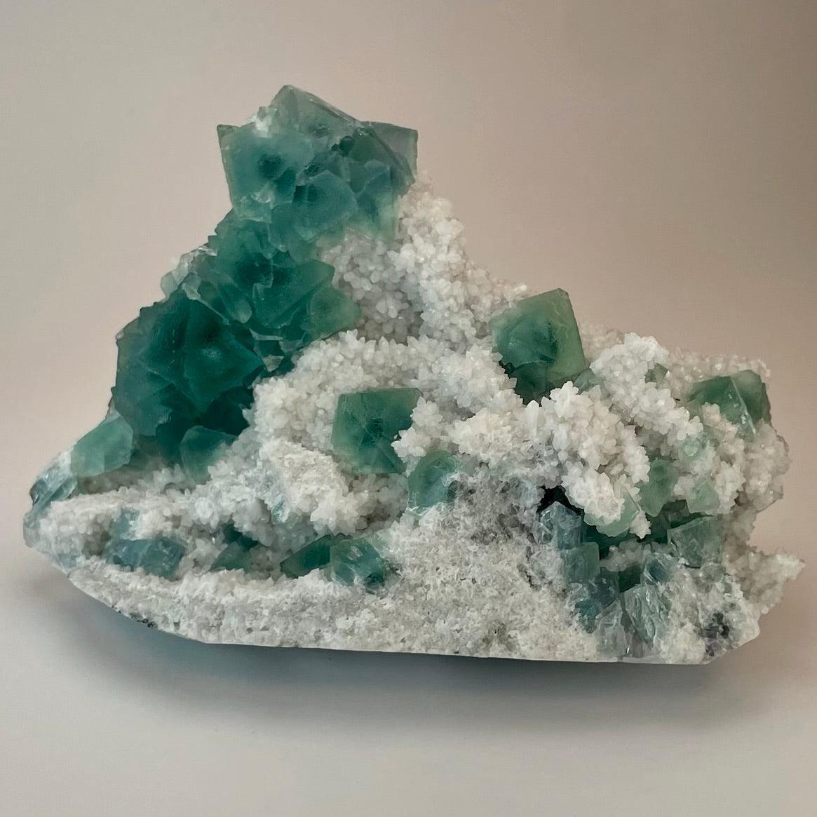 Fluorite  Quartz Inner Mongolia