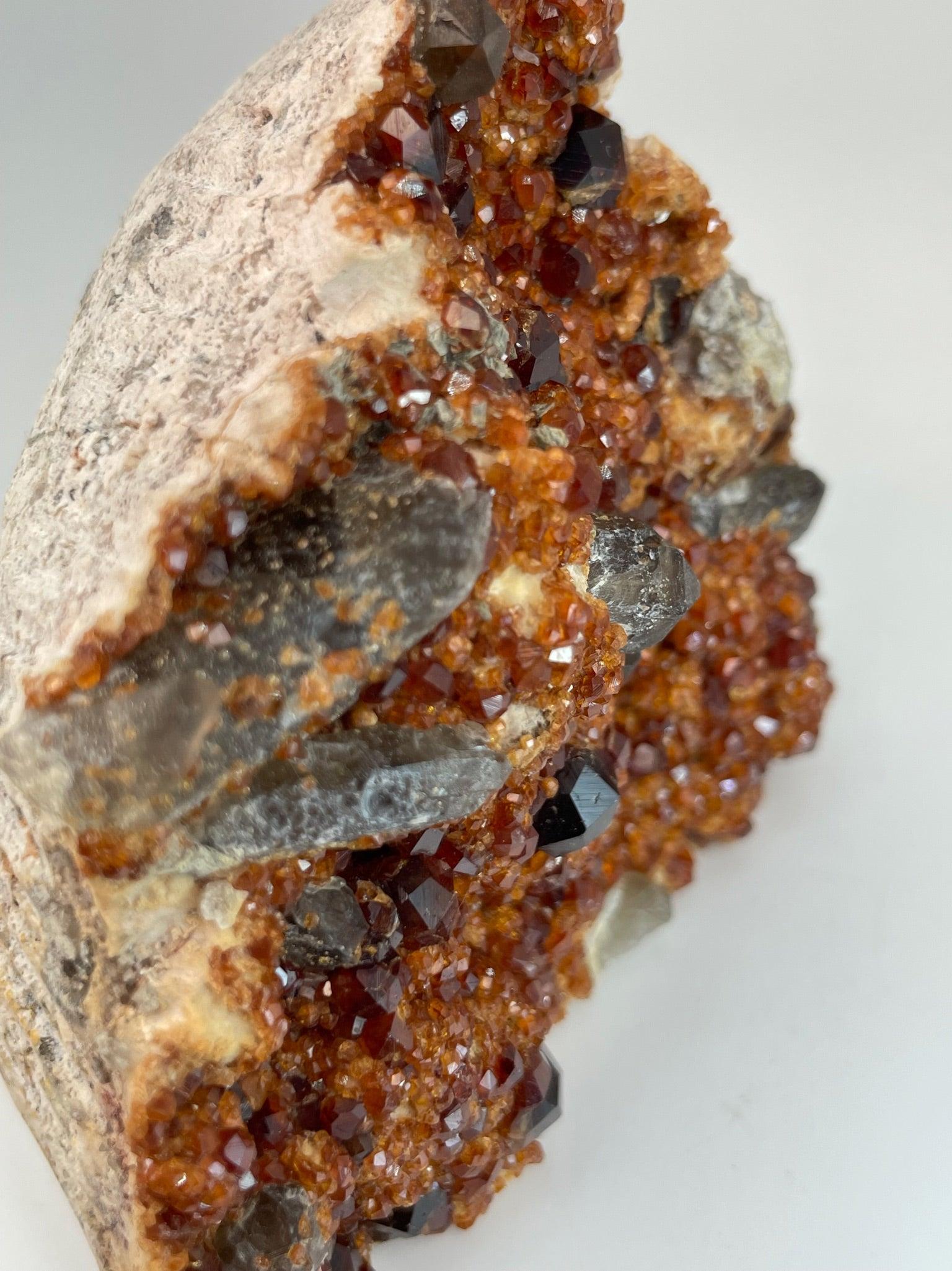 Smoky Quartz Spessartine