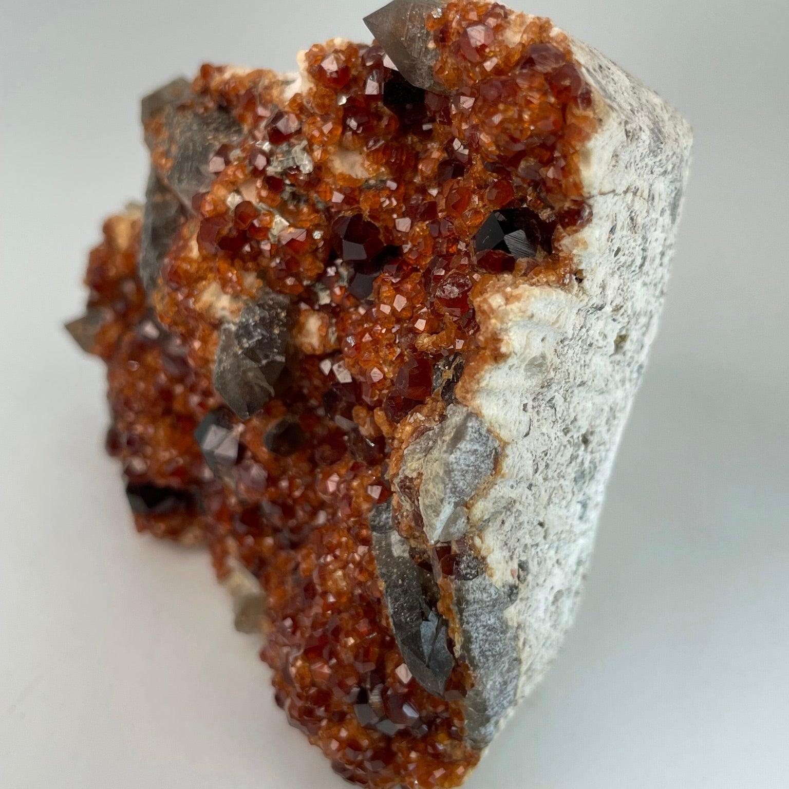 Smoky Quartz Spessartine