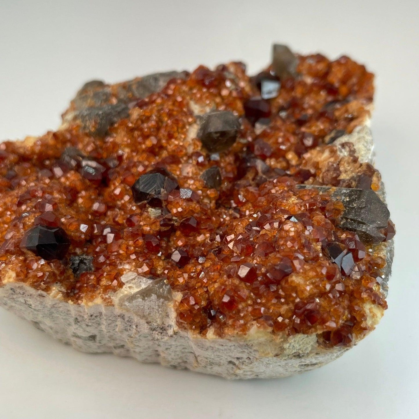 Smoky Quartz Spessartine