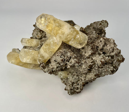 Calcite pyrite marcasite  dolostone