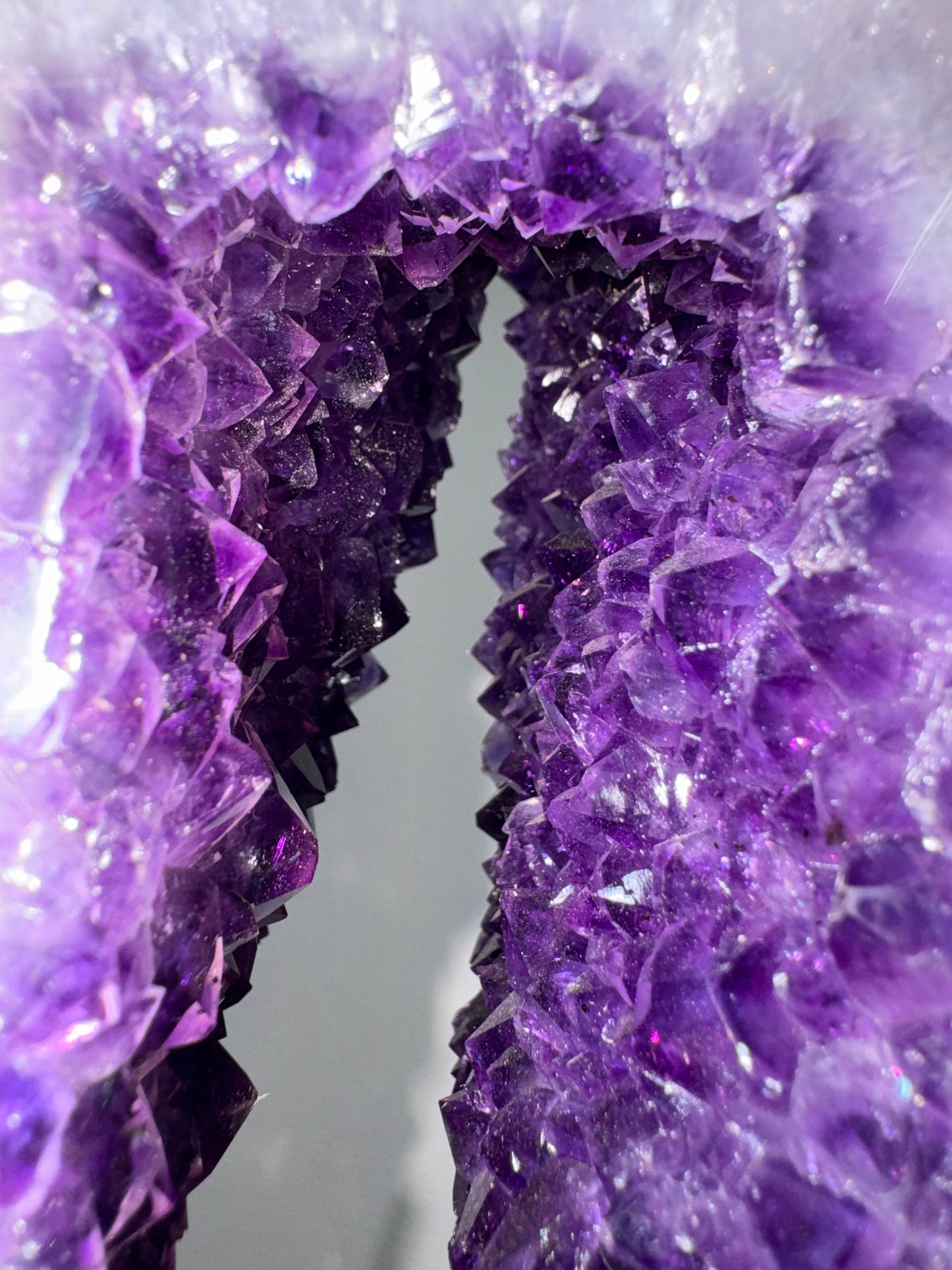 Amethyst Sculpture on Rotating Stand