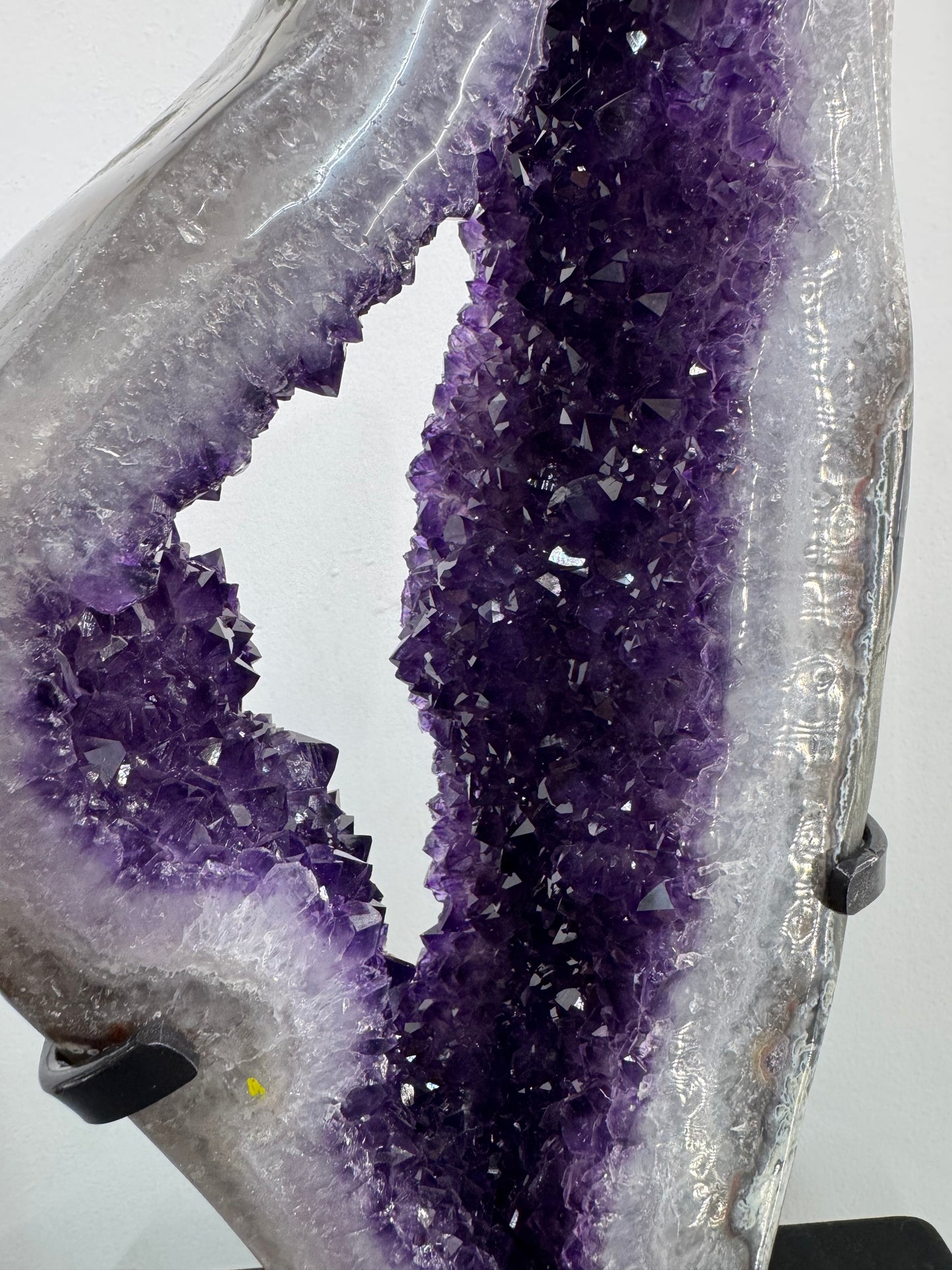 Amethyst Sculpture on Rotating Stand