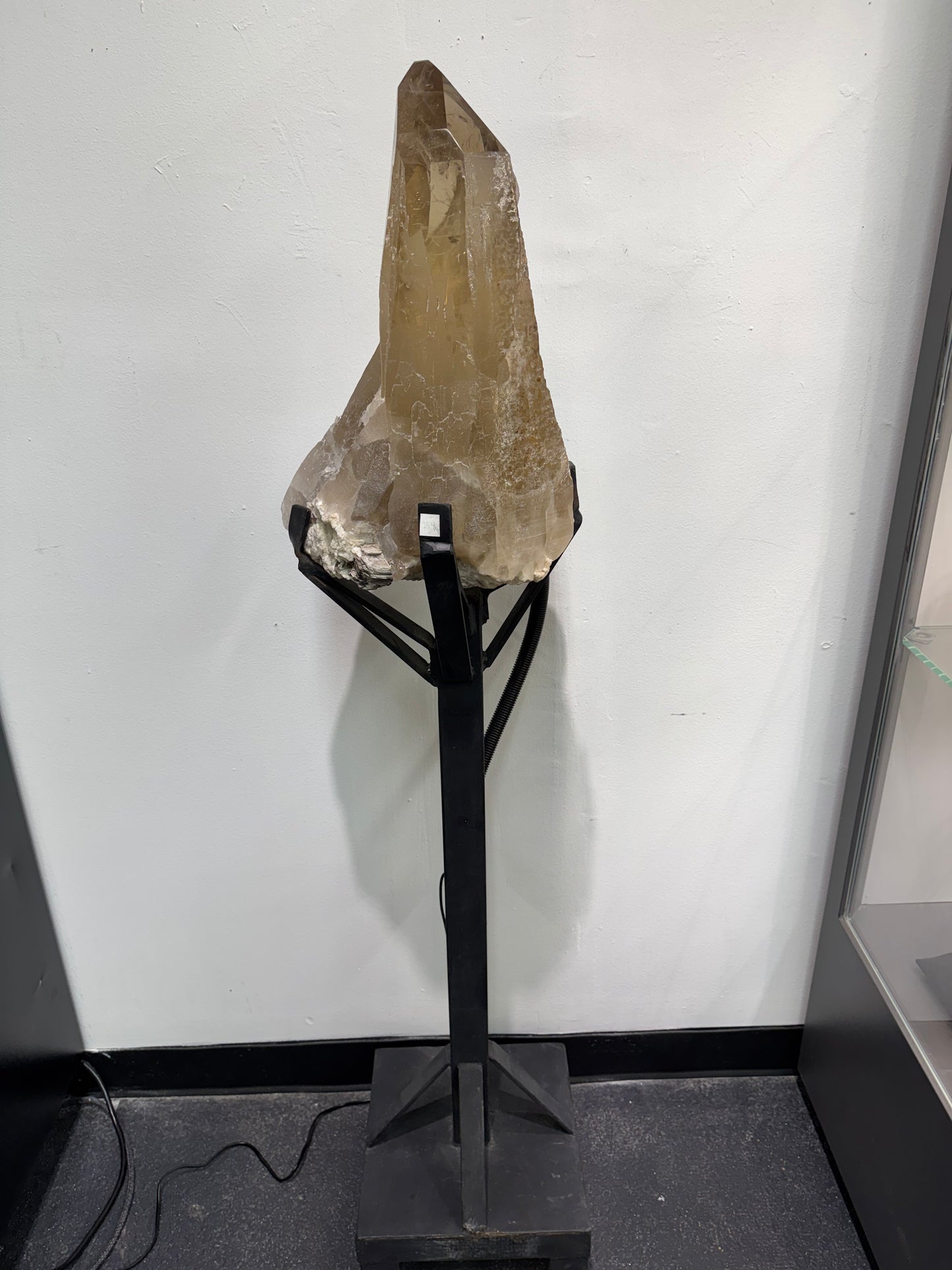 Natural Citrine on Custom Stand