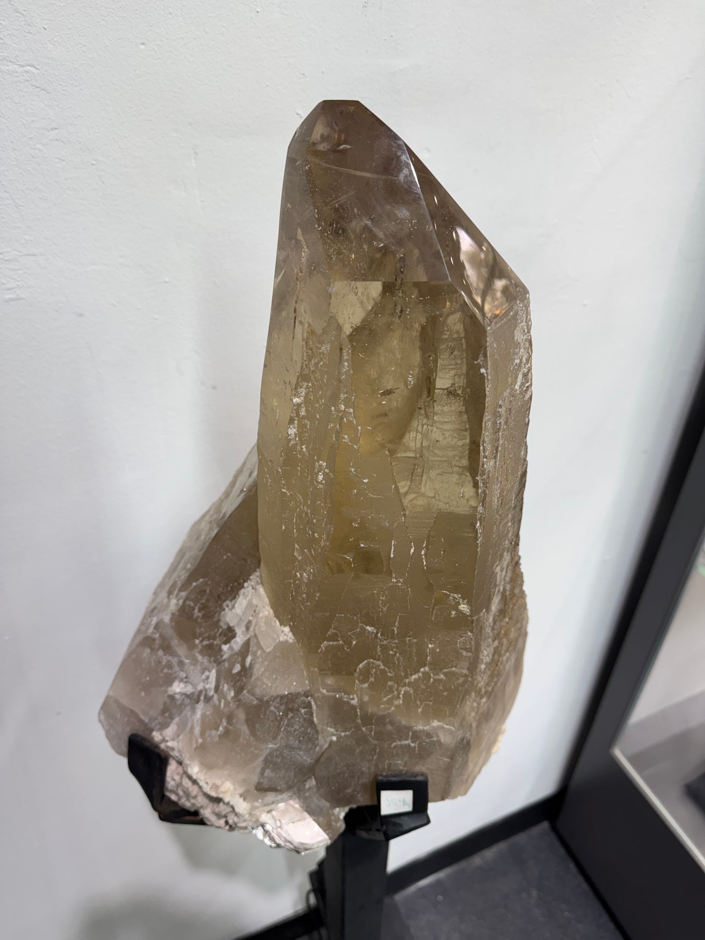 Natural Citrine on Custom Stand