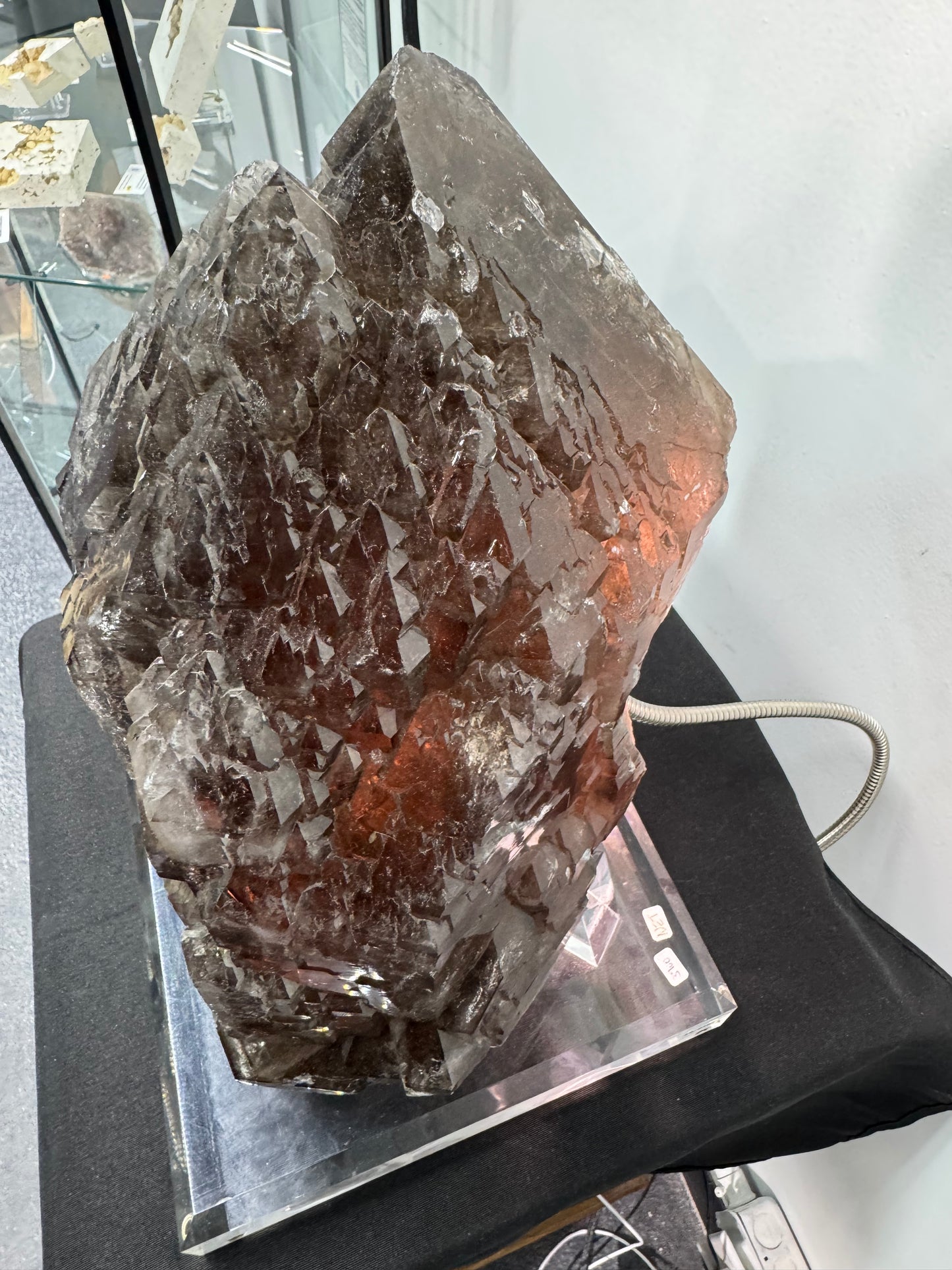Smoky Quartz on Custom Base, Brazil