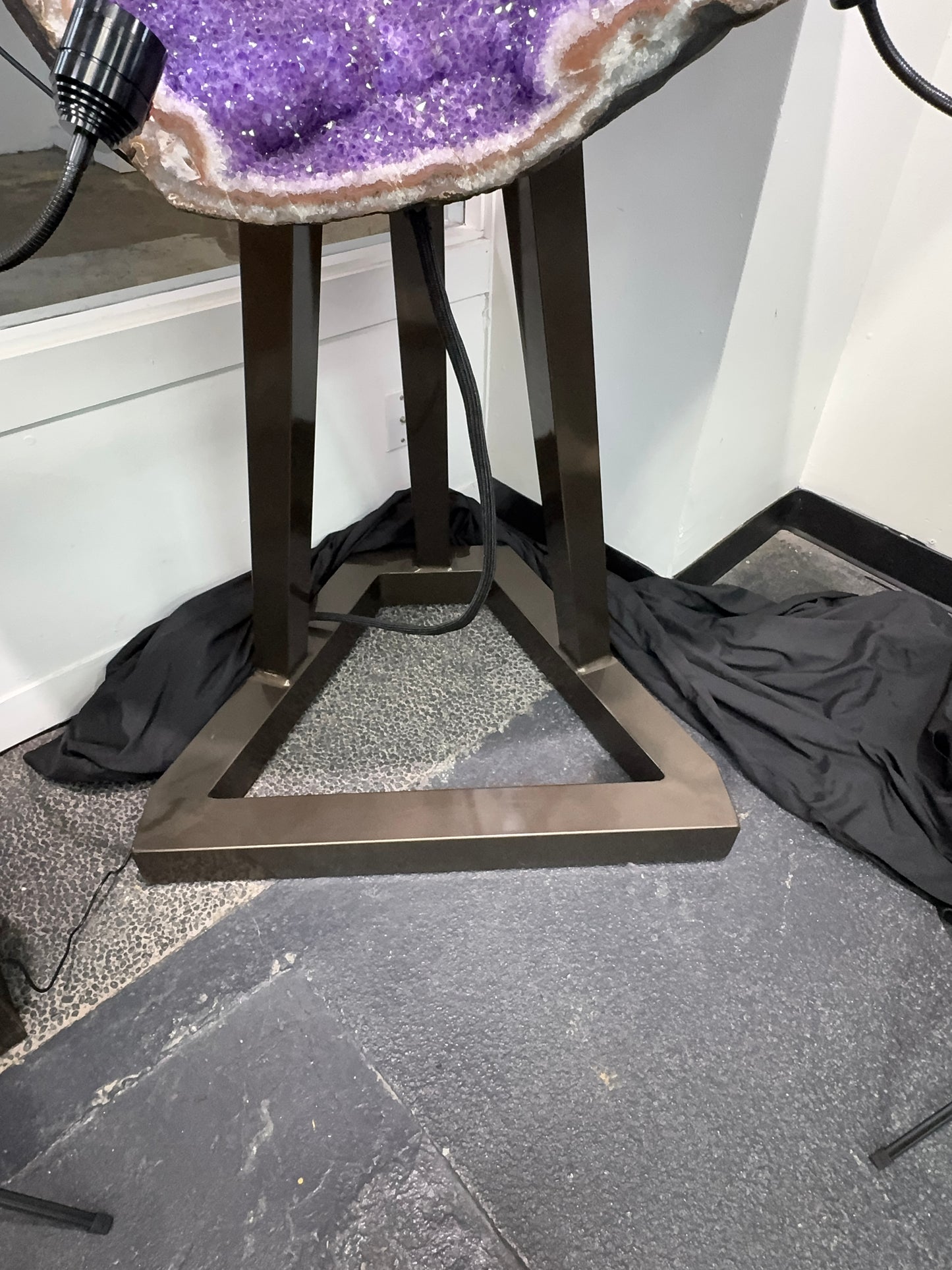 Deluxe Amethyst on Powder Coated Stand, Artigas, Uruguay