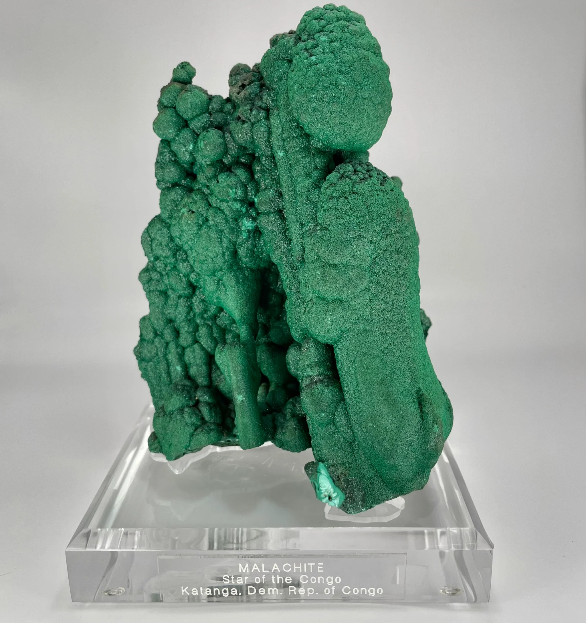 Malachite specimen from the Democratic Republic of the Congo