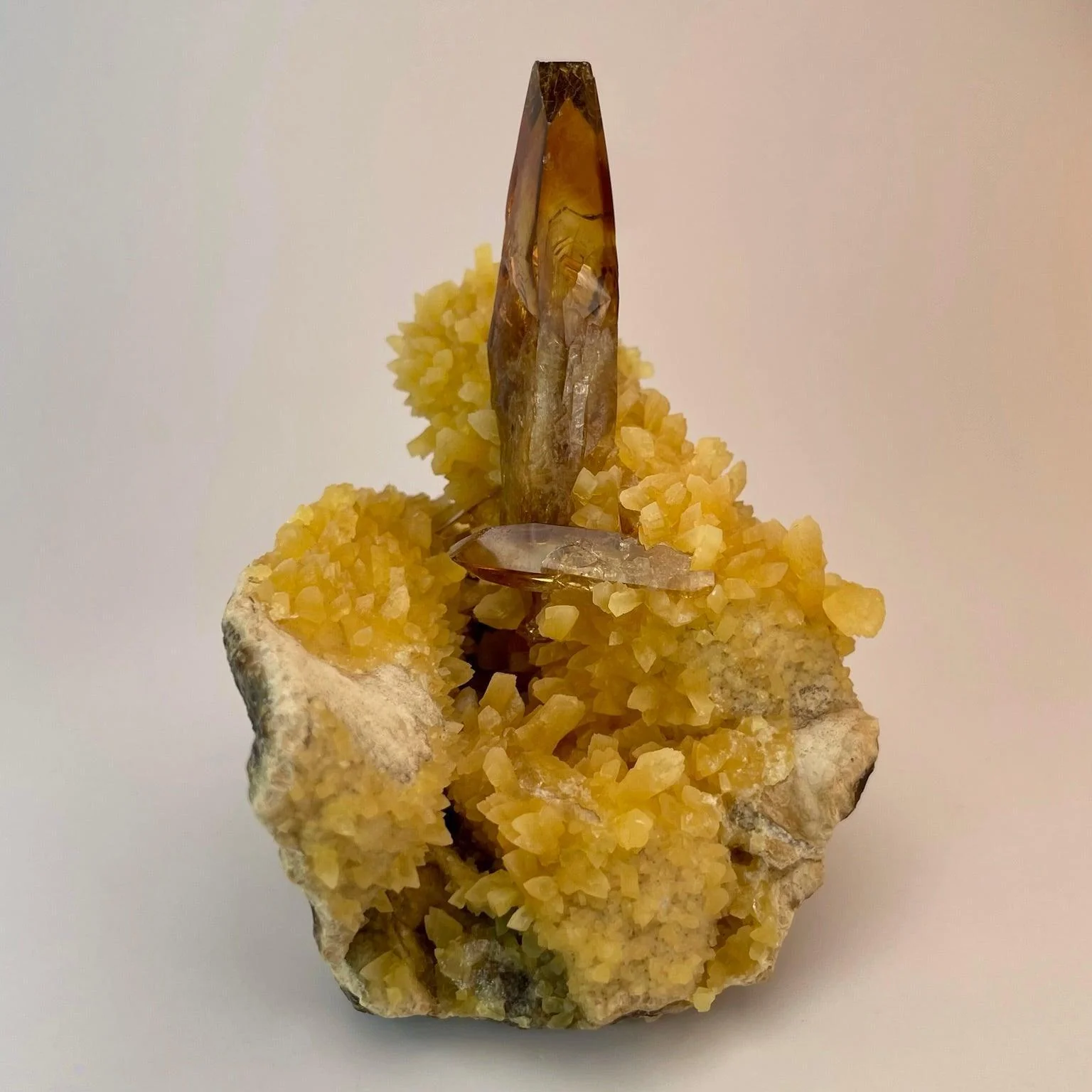 Barite and calcite specimen from Elk Creek, South Dakota