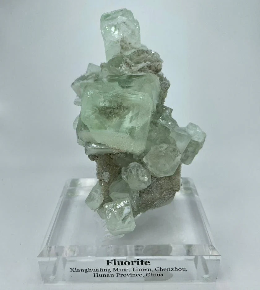 Fluorite specimen from Xianghualing Mine, China
