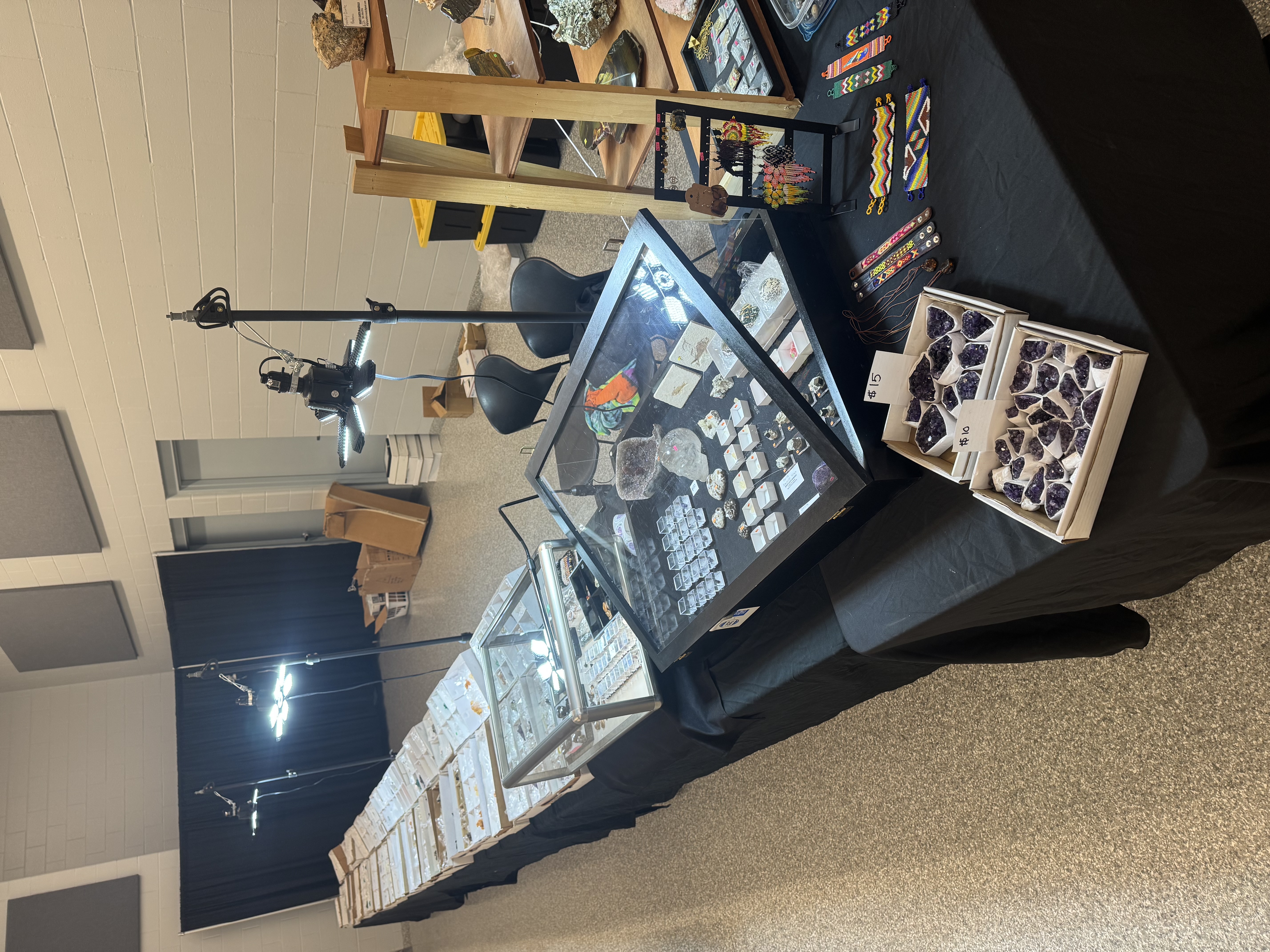 Derby City Mineral Gallery appearing at an in-person mineral show