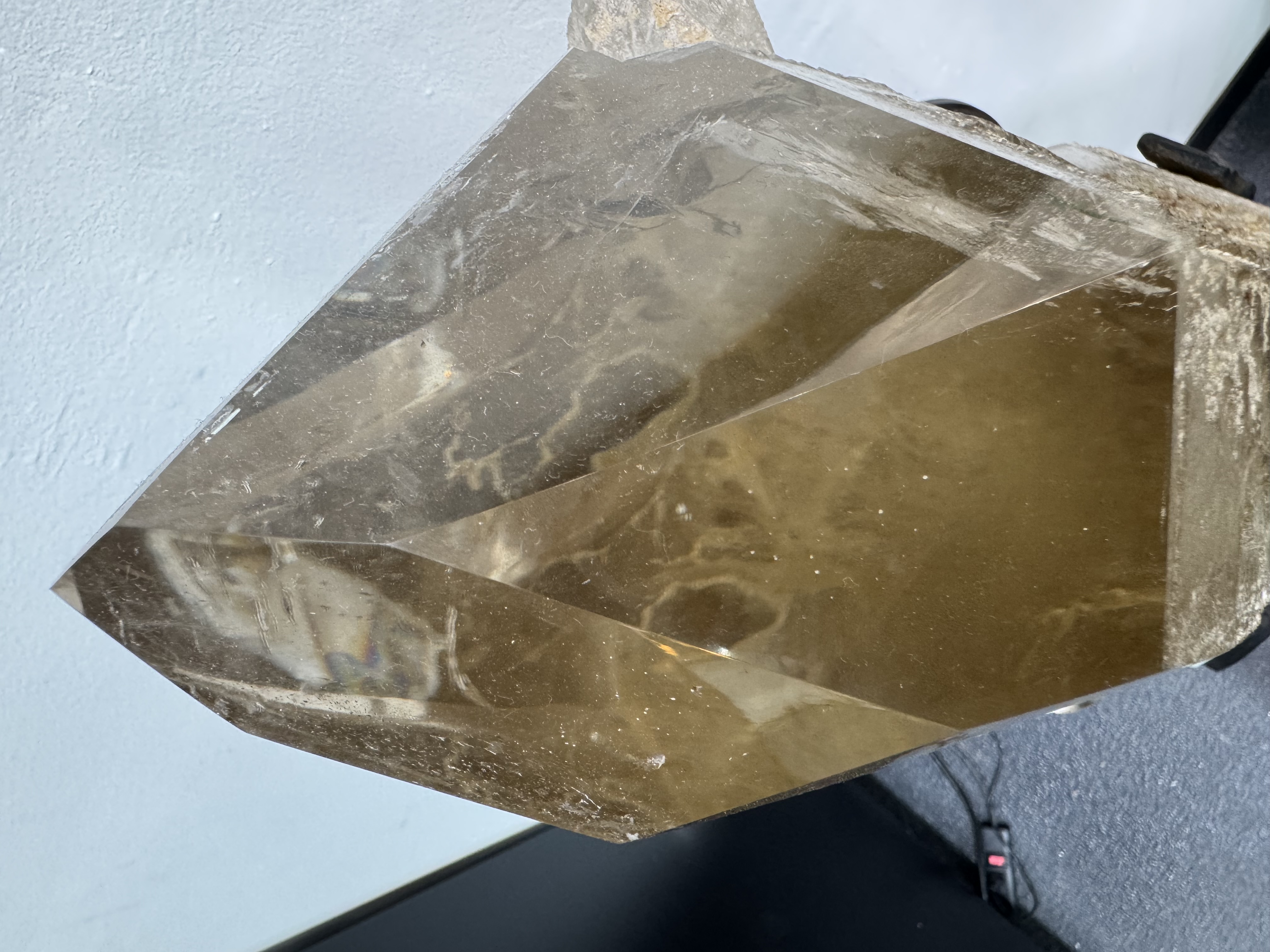 Citrine on Custom Stand, view 2
