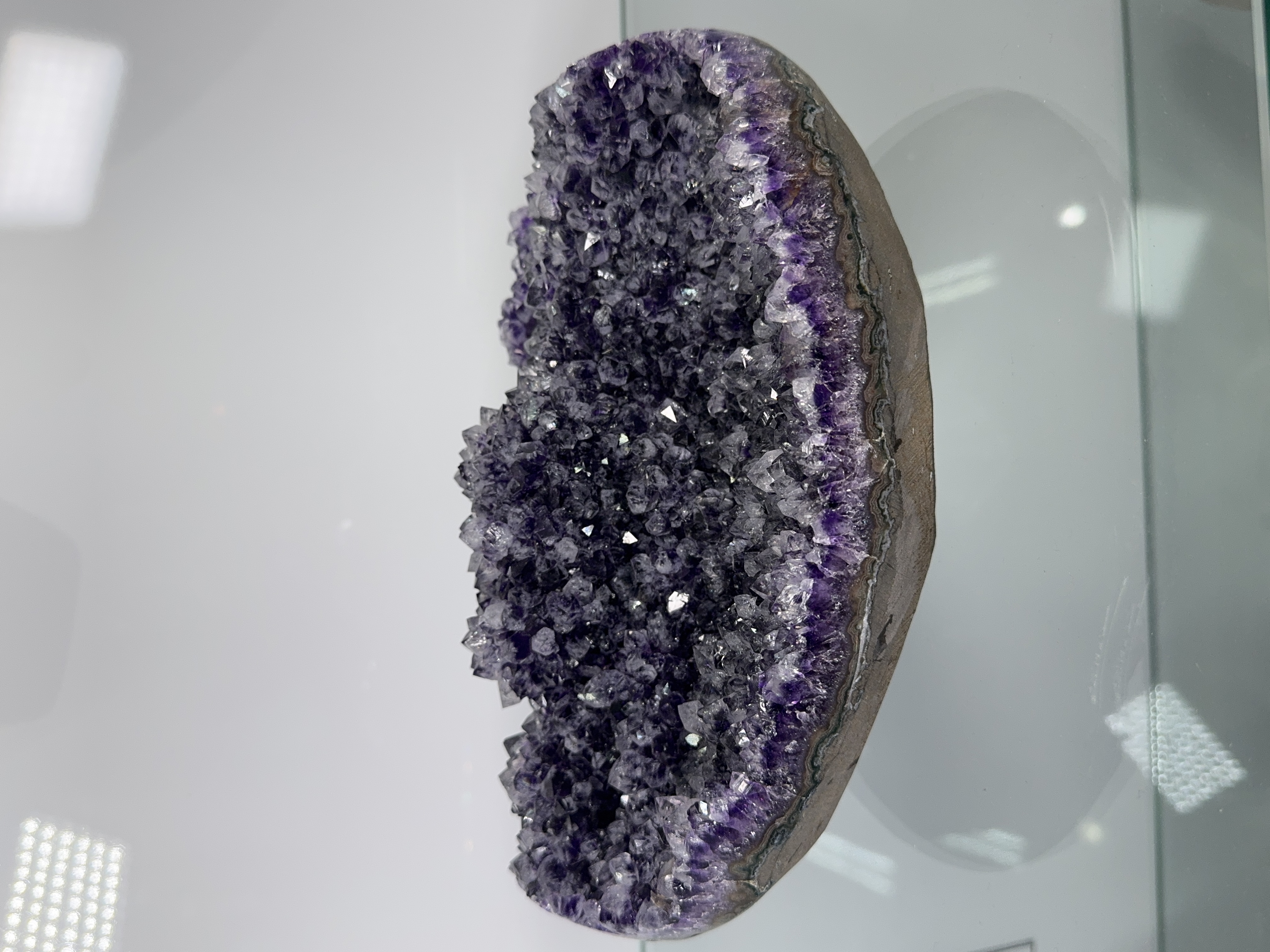 Unique Phantom Amethyst Centerpiece, view 1