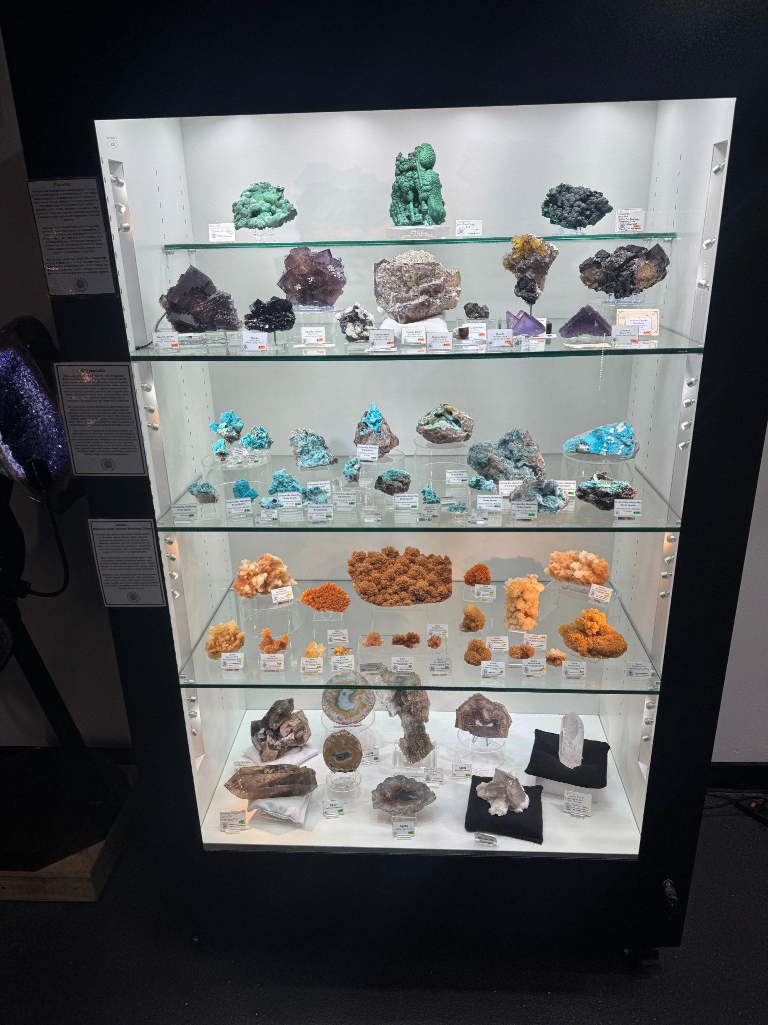 Mineral specimens illustrating the art of mineral collecting